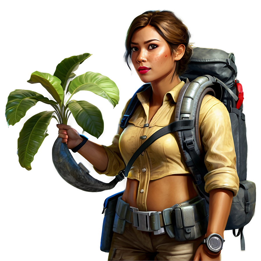 Female Explorer Png Rrp PNG
