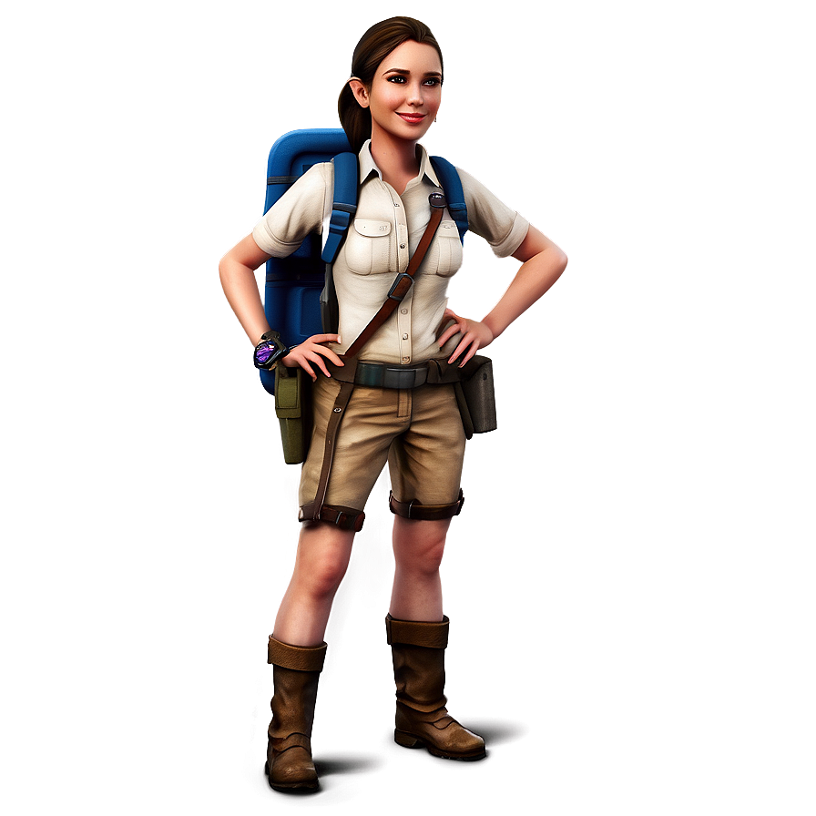Female Explorer Png Xrd PNG