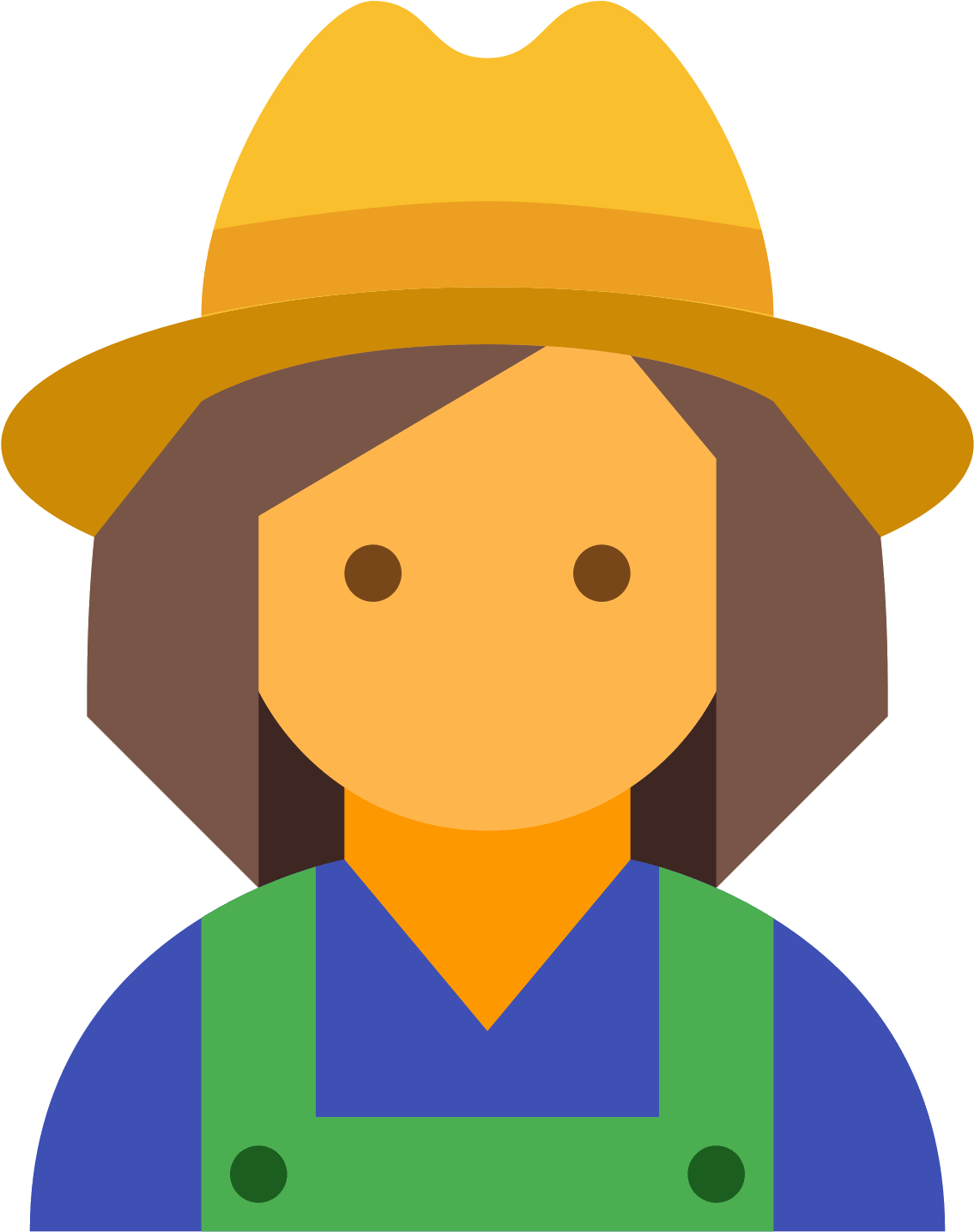 Female Farmer Emoji Icon PNG