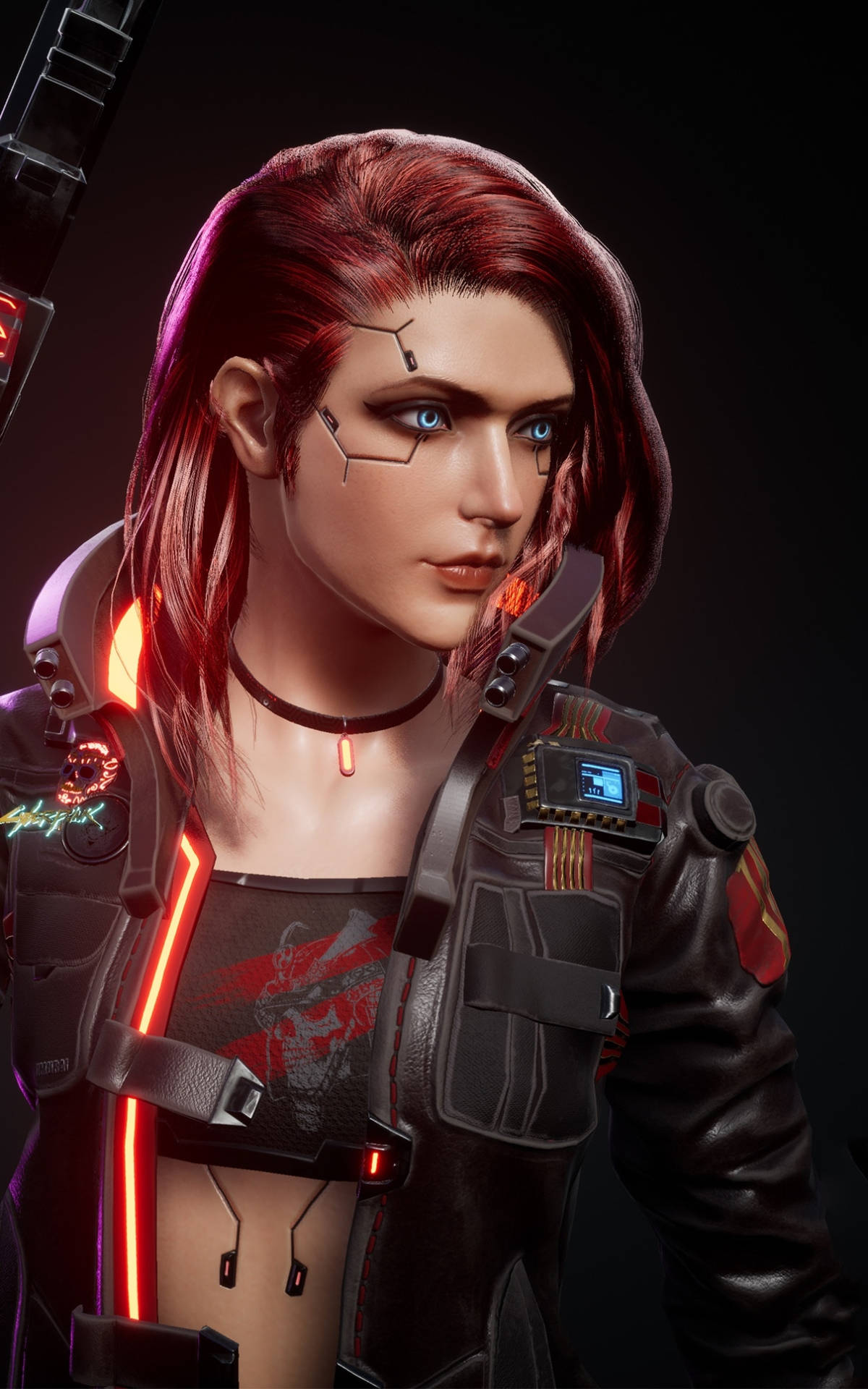Female Gang Member In Cyberpunk For Android Wallpaper