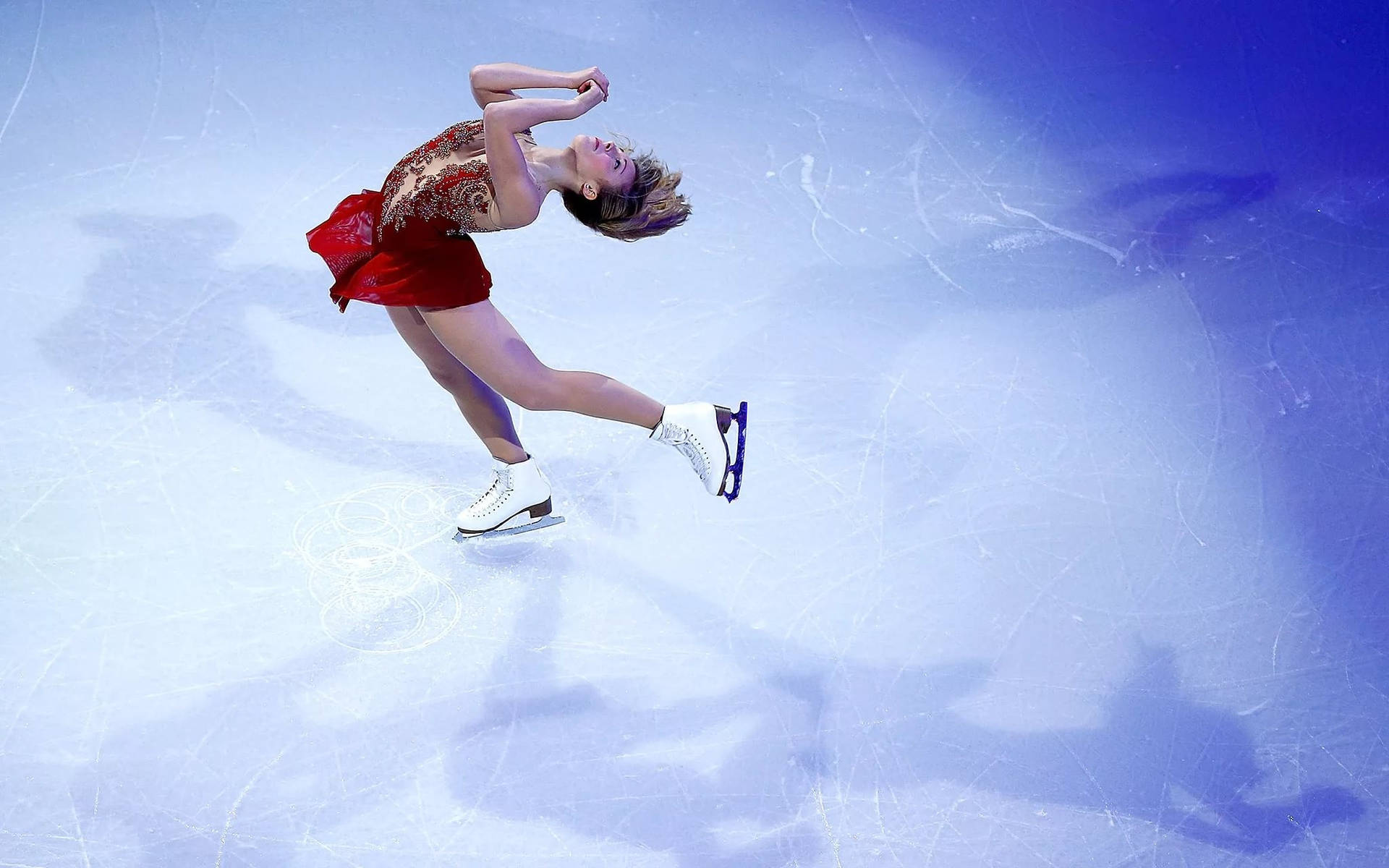 Female Ice Skating Wallpaper