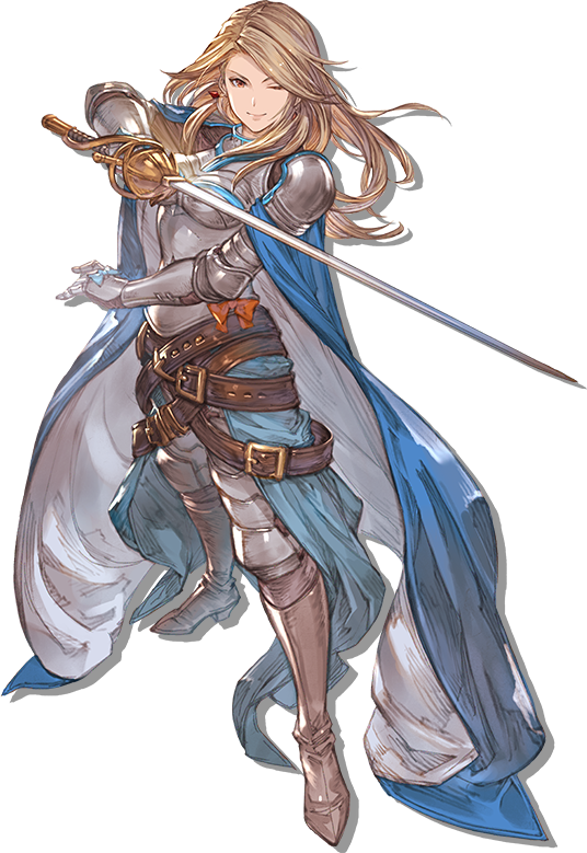 Female Knight With Sword And Cape PNG