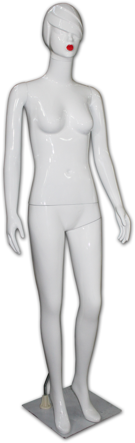 Female Mannequin Standing Pose PNG