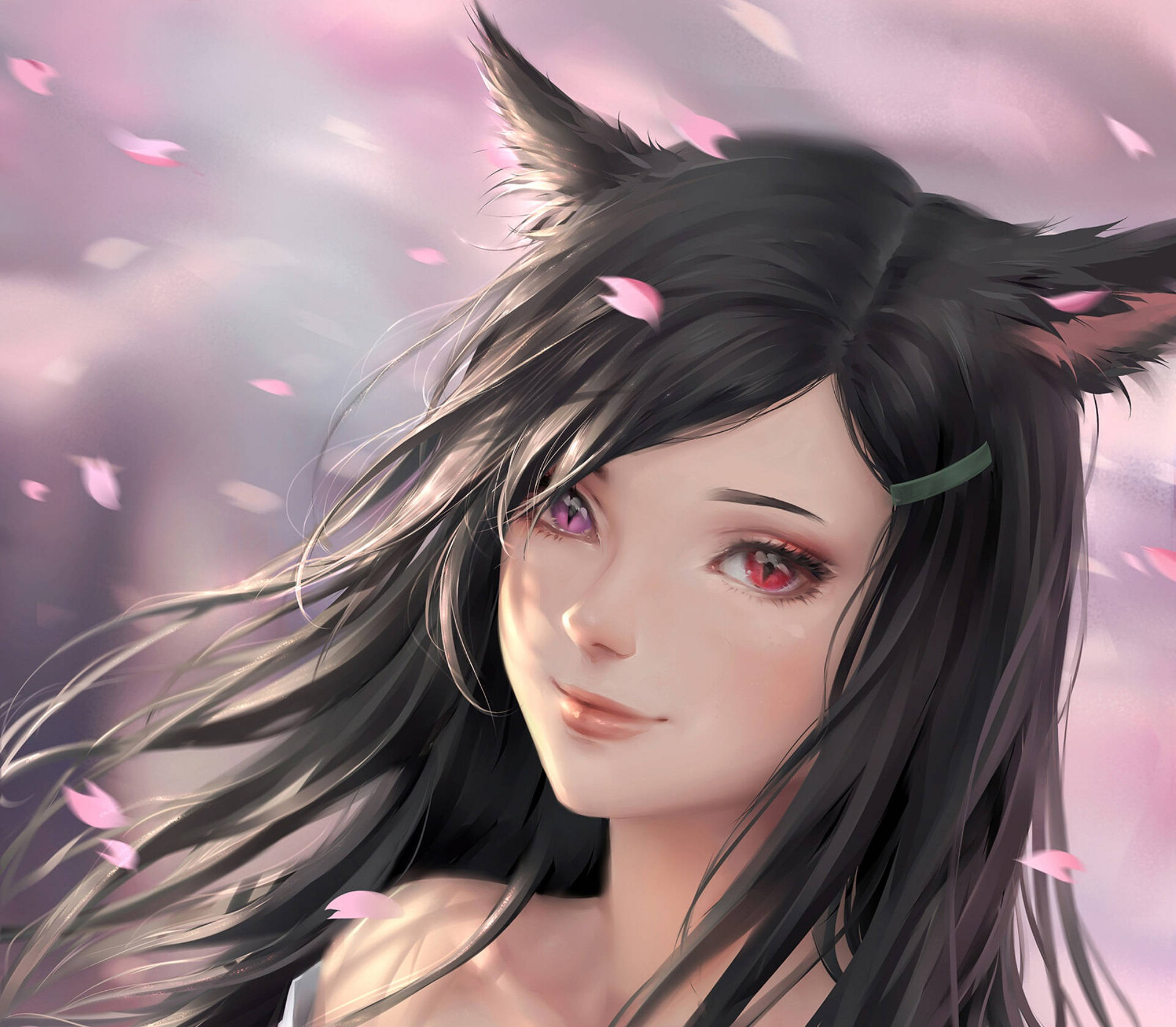 The Exotic Female Miqo'te from Final Fantasy 14 Wallpaper