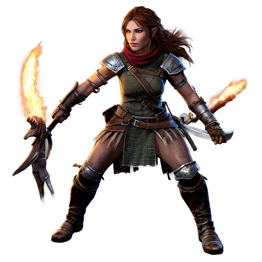 Female Rogue Warrior Png Jbl81 PNG