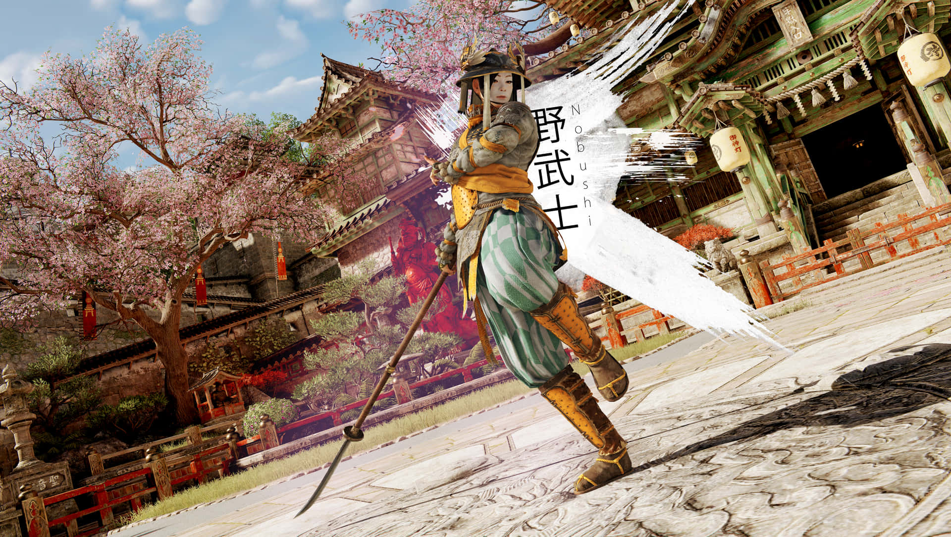 Graceful Female Samurai For Honor Wallpaper