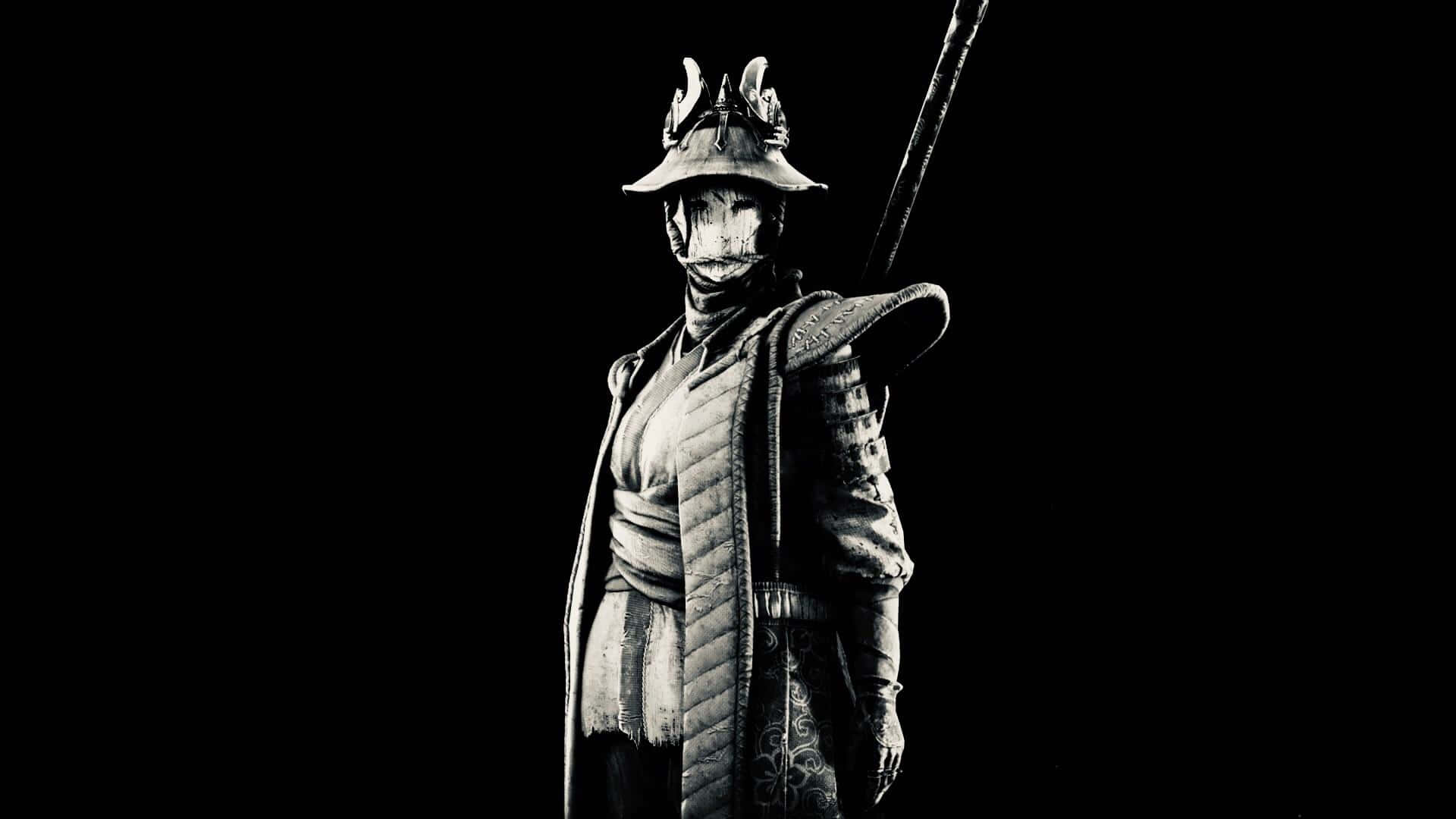 Female Samurai For Honor Bw Wallpaper