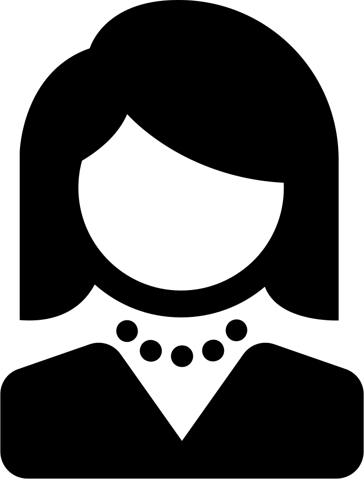 Female Silhouette Icon PNG