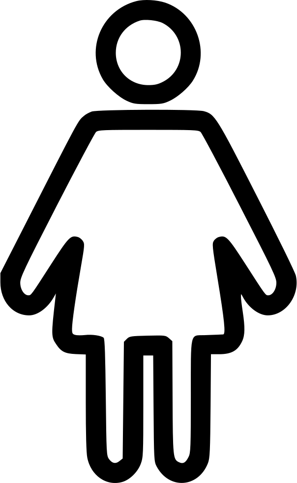 Female Symbol Outline PNG