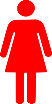 Female Symbol Redon Black PNG