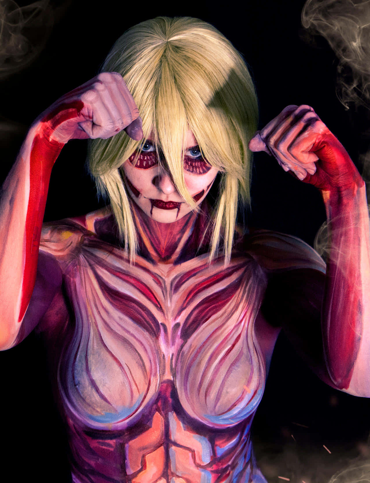 Defy the odds and unleash your Female Titan!" Wallpaper