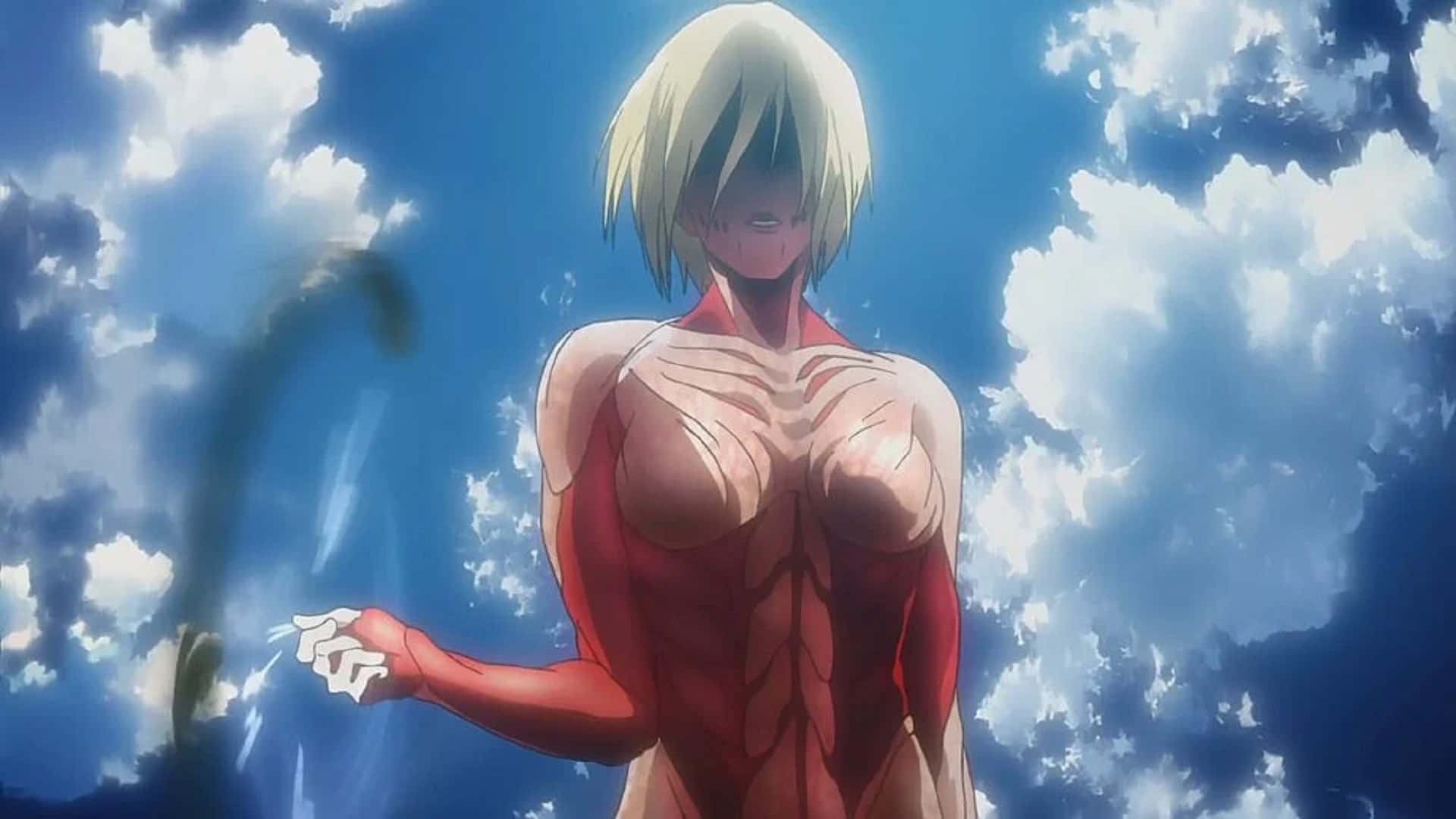 Rise Above with Female Titan Wallpaper