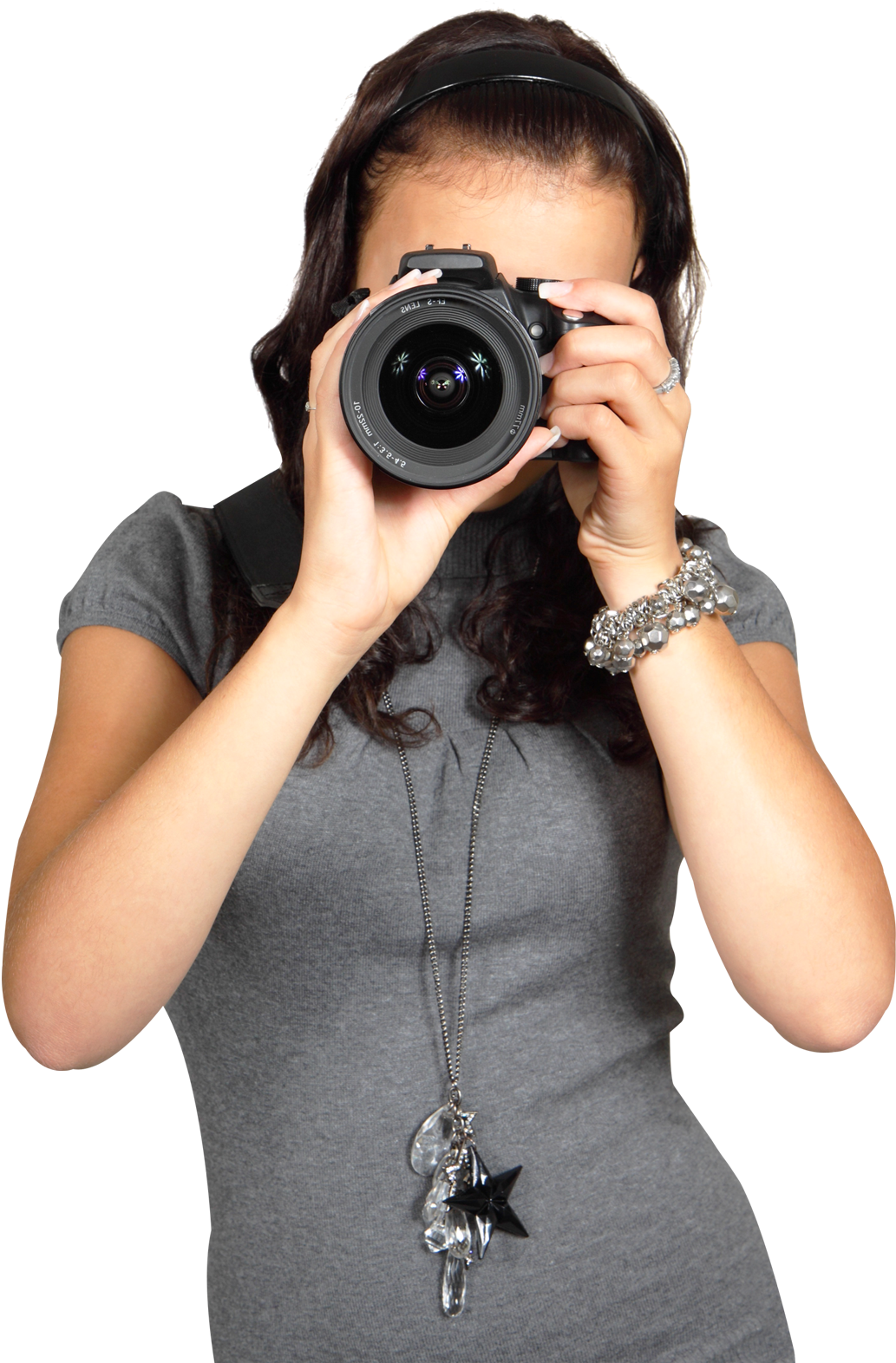 Female_ Photographer_ Taking_ Photo.png PNG