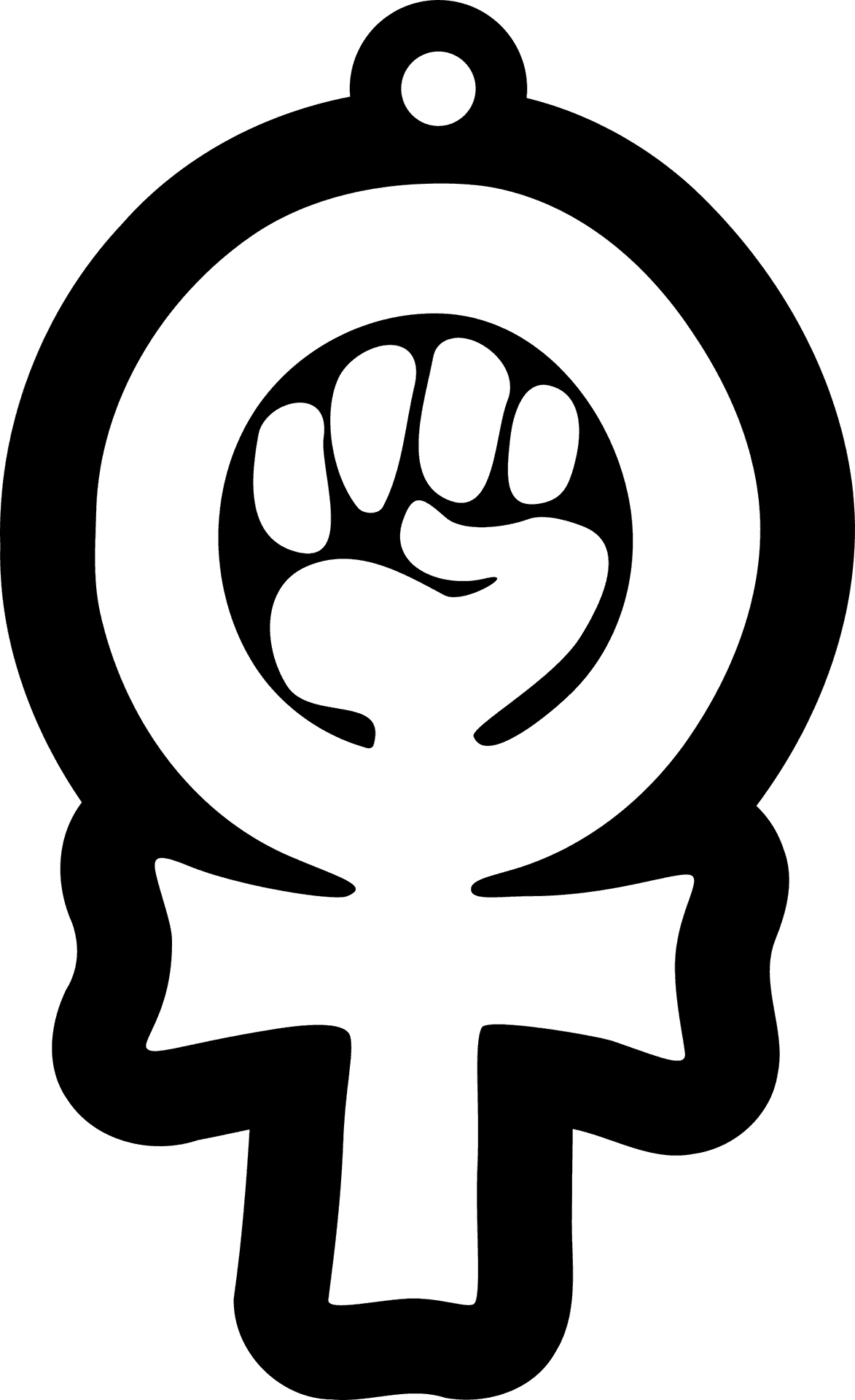 Feminist Symbolwith Fist PNG