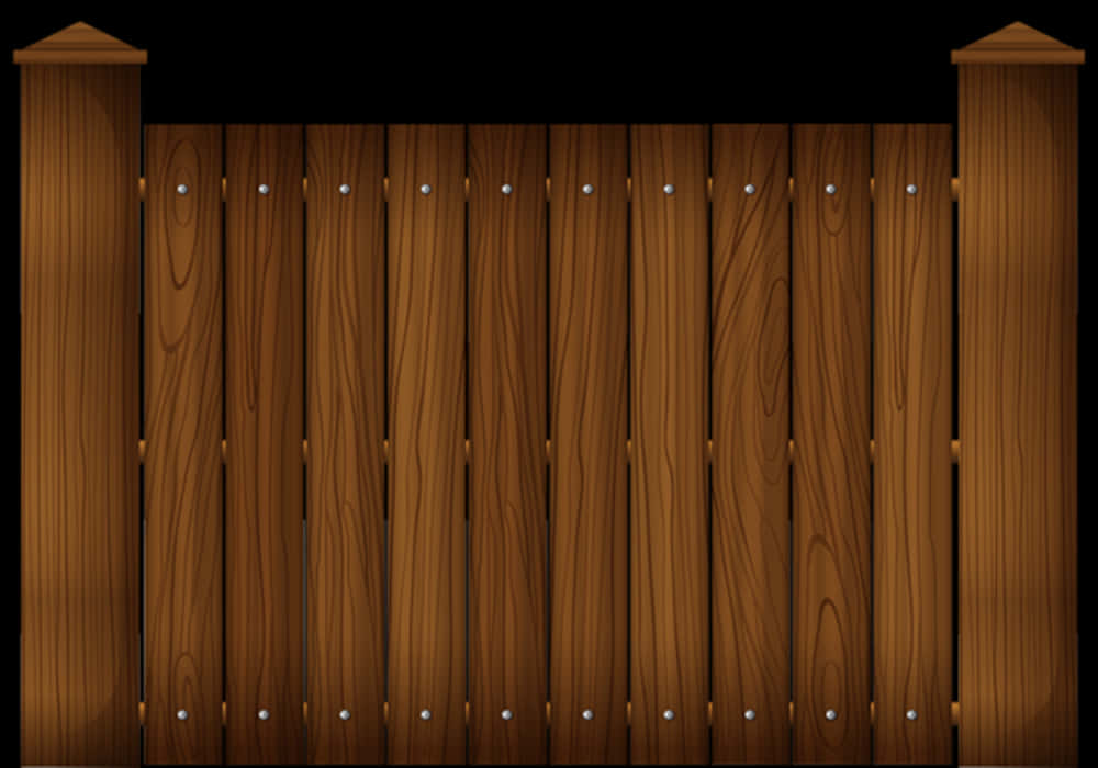 Wooden Fence Clipart