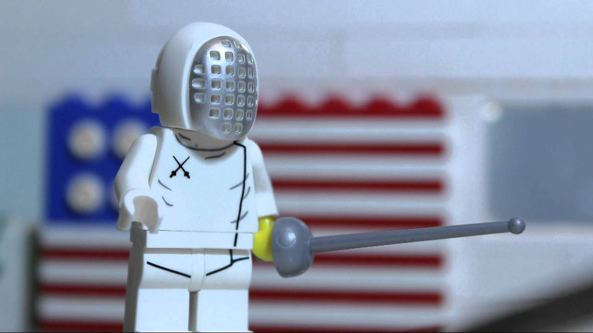 Fencingminiatura De Lego Fondo de pantalla