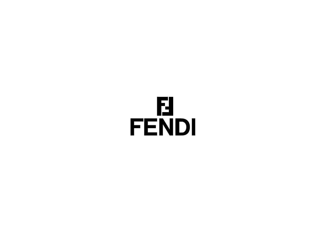 wallpaper fendi logo