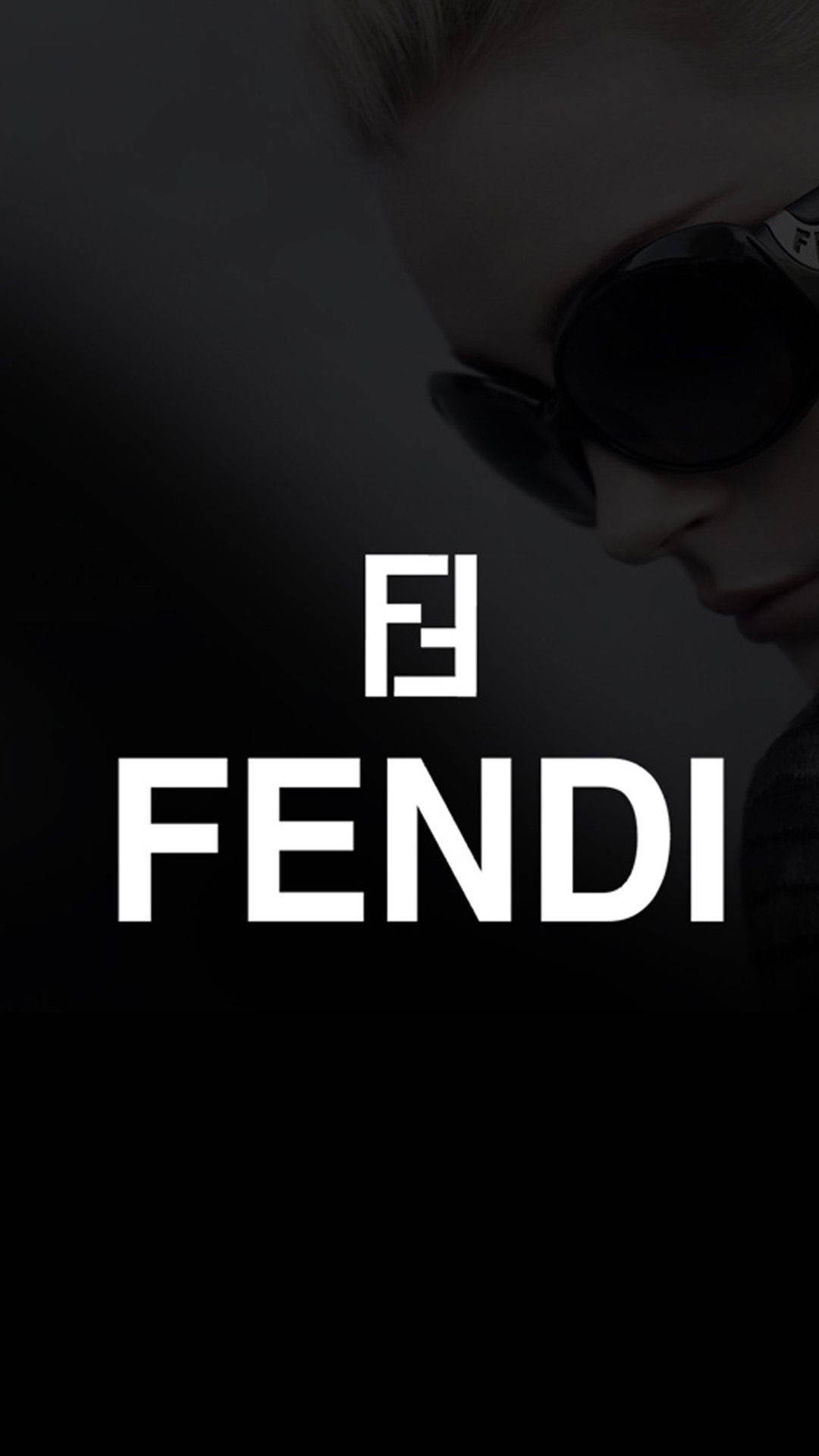Fendi White Logo Wallpaper