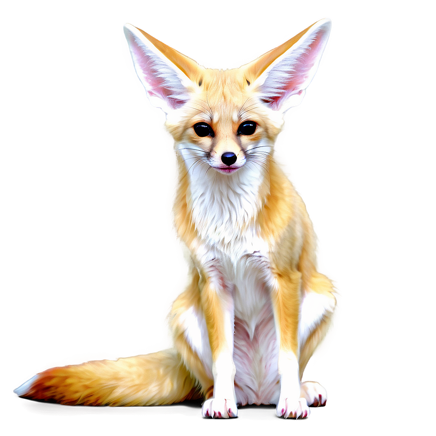 Fennec Fox Digital Art Png 06262024 PNG