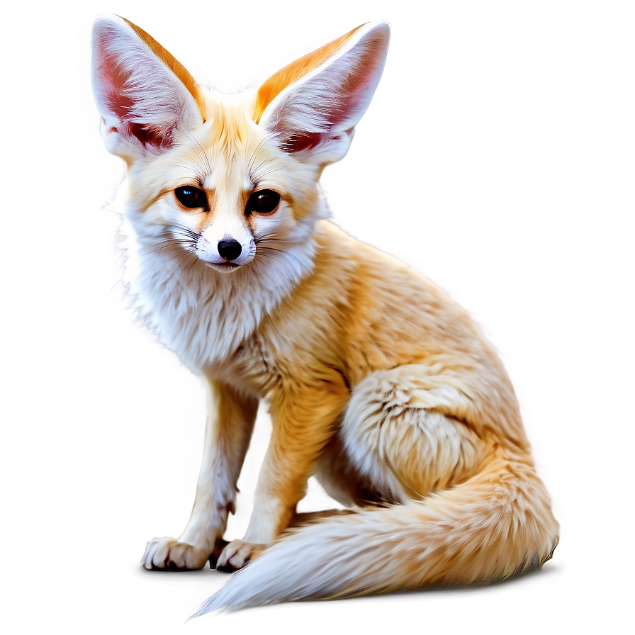 Fennec Fox Digital Art Png Uyg21 PNG