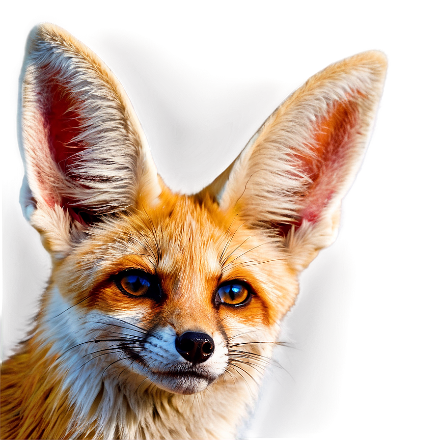 Fennec Fox Ears Detail Png Oje PNG