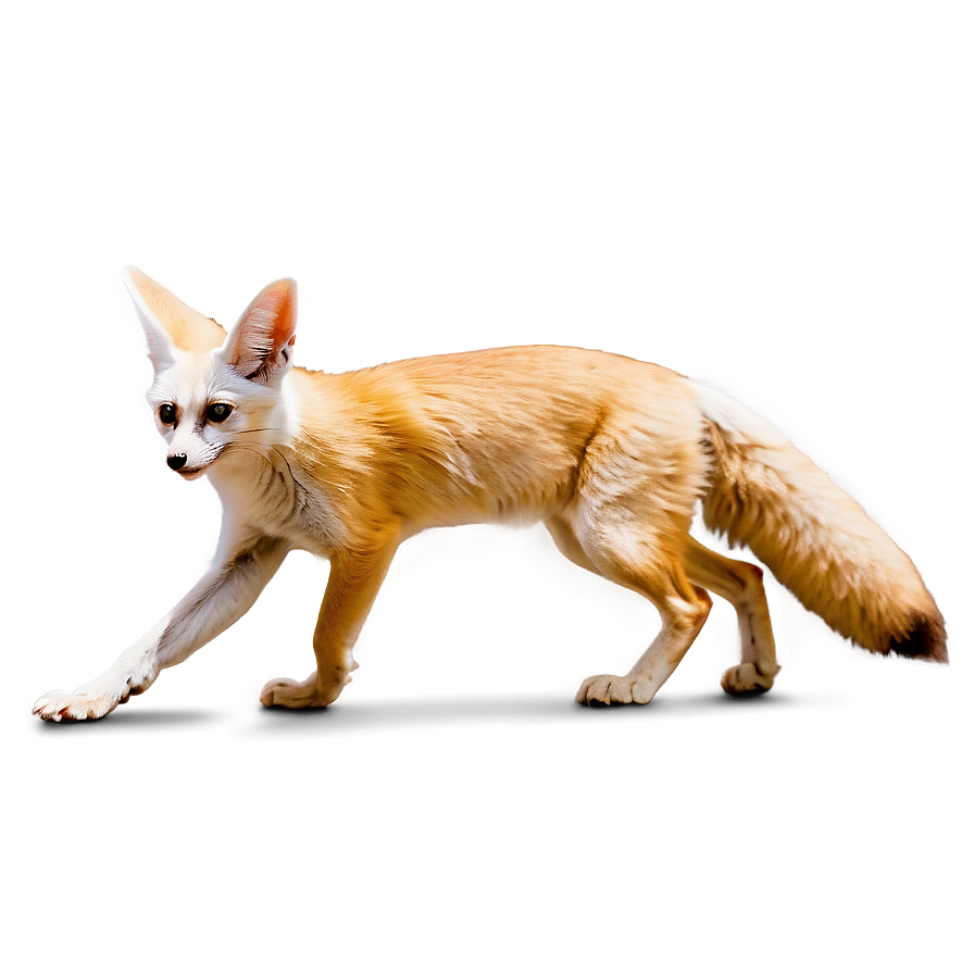 Fennec Fox In Action Pose Png Eau56 PNG