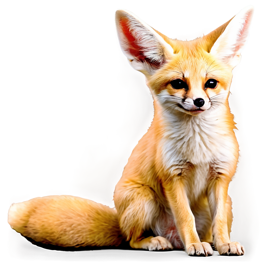 Fennec Fox In Moonlight Png Pyj PNG