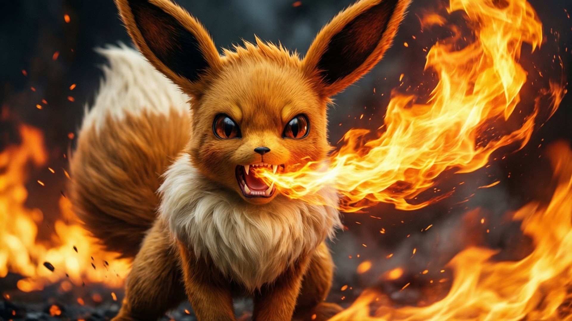 Fennekin Ember Strike Bakgrunner