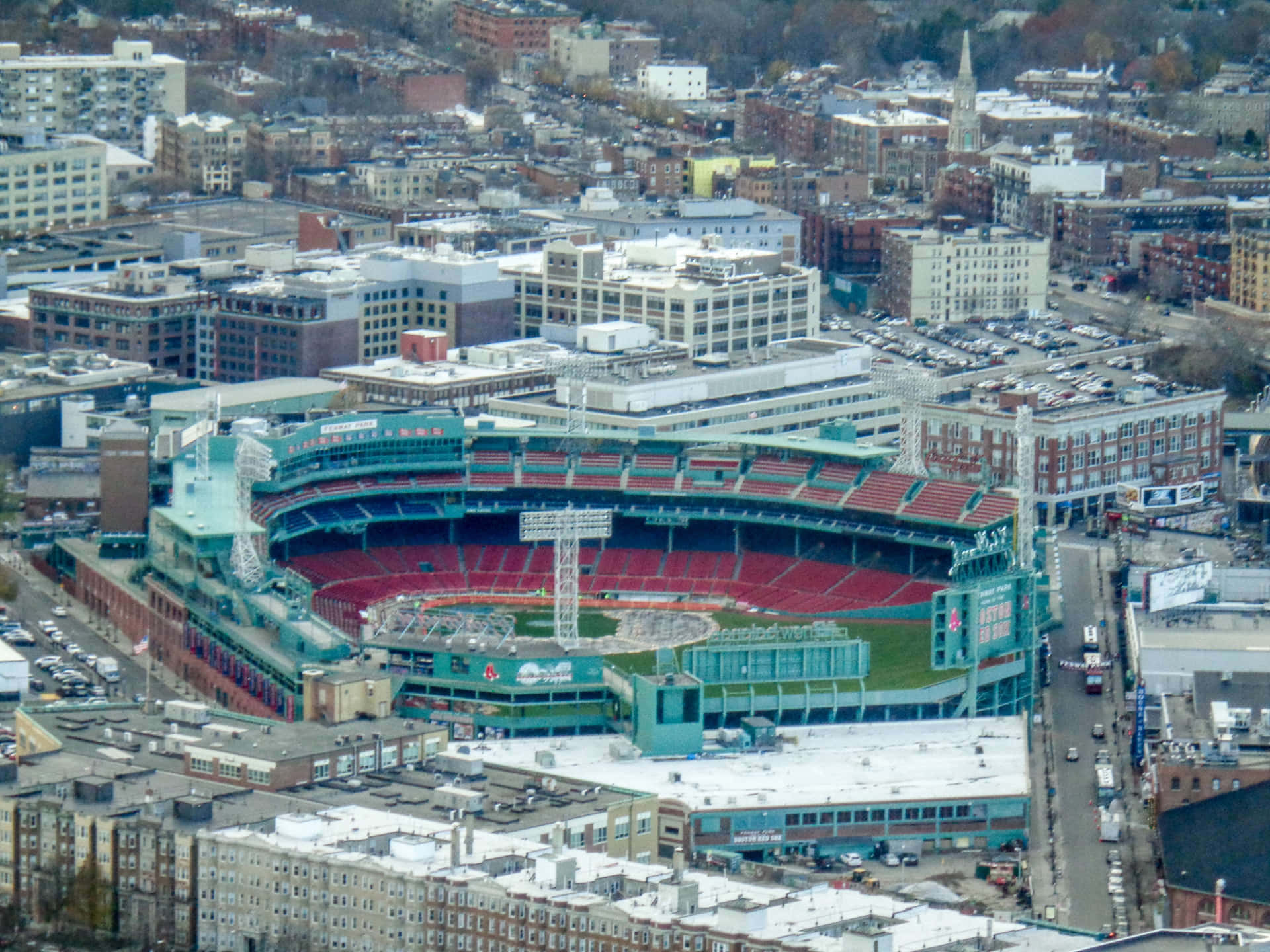 Enjoy a view of America's oldest ballpark - Fenway Park in 4K quality! Wallpaper