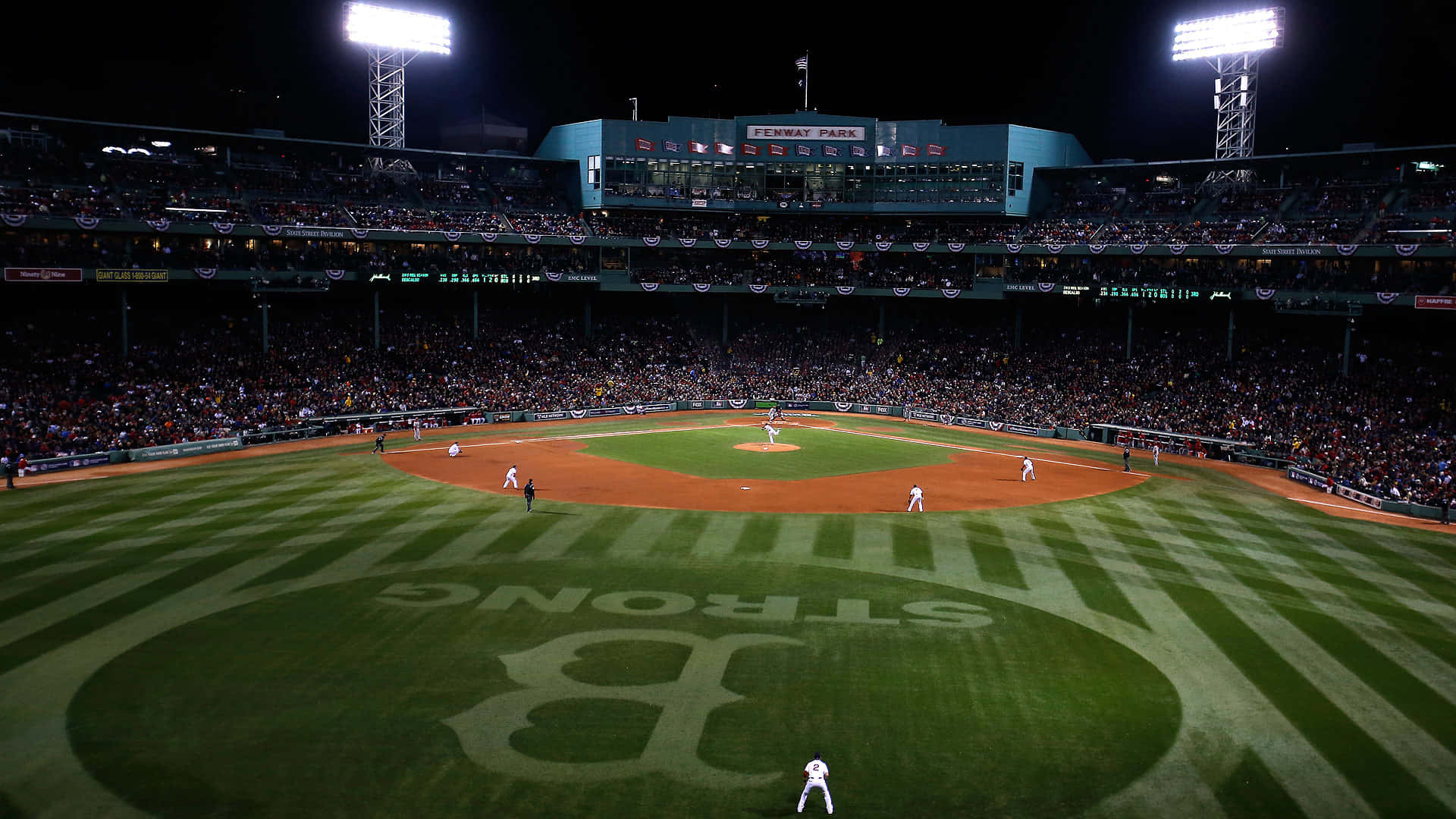 Enjoy the view of Fenway Park from the stands Wallpaper