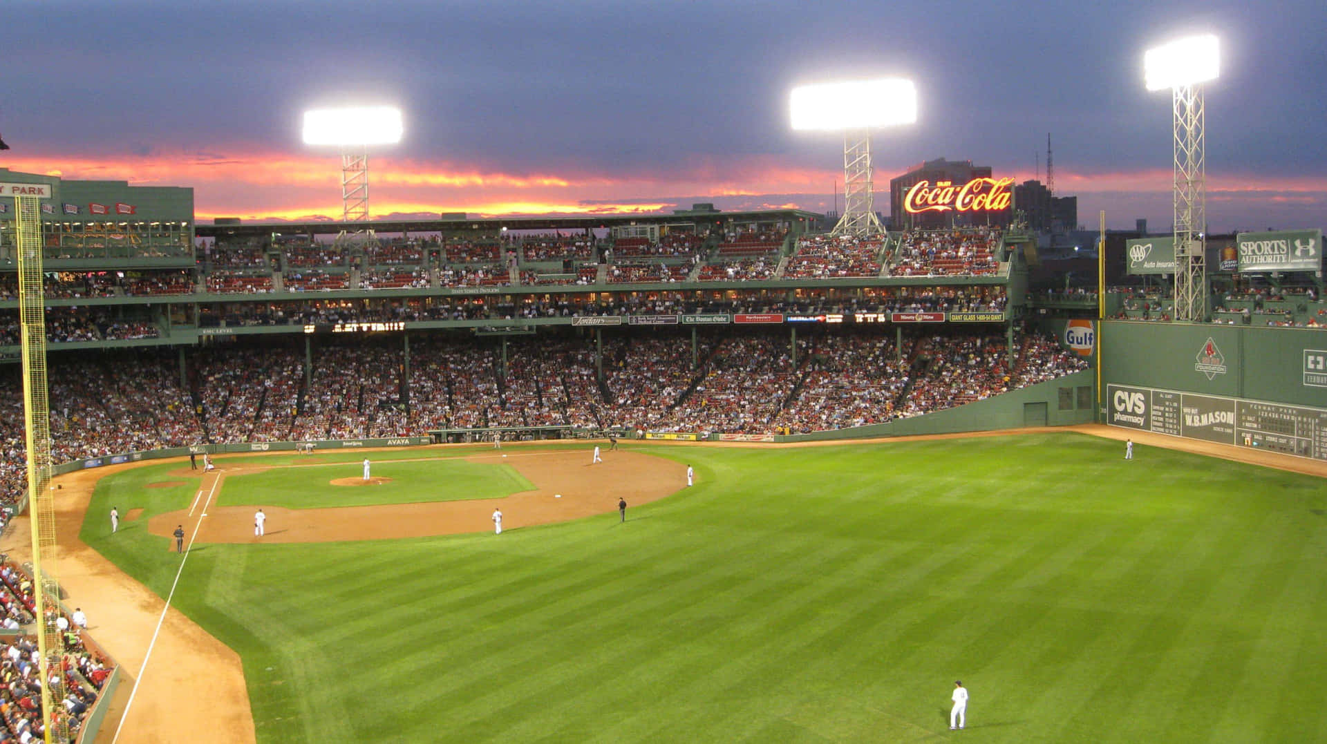 The Iconic Fenway Park in All Its Glory Wallpaper