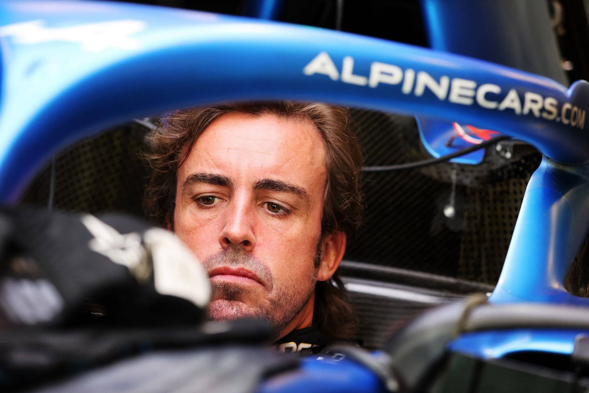 Fernando Alonso In Car Wallpaper