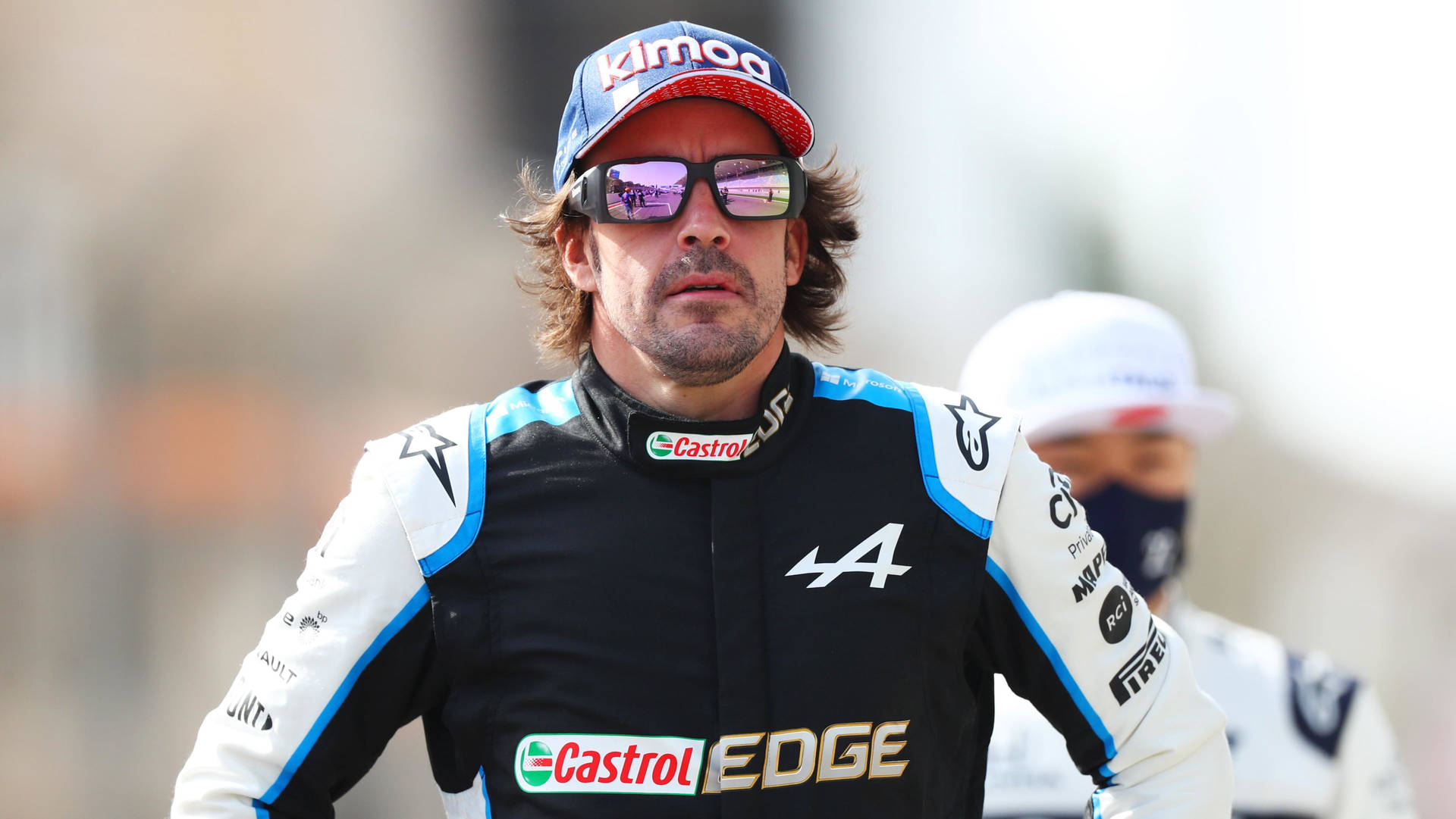 Fernando Alonso Sunglasses And Cap Wallpaper