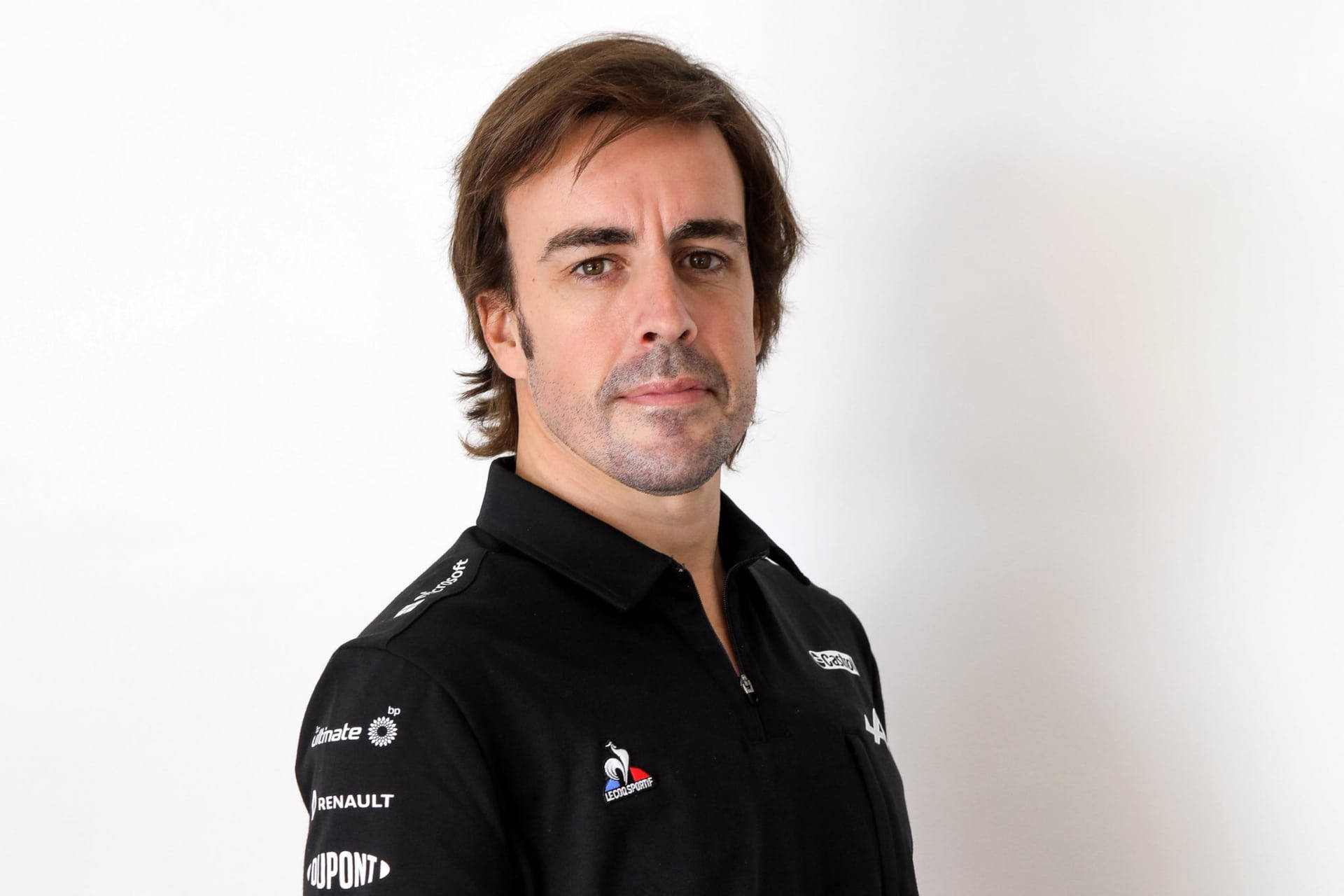 Fernando Alonso in casual attire Wallpaper