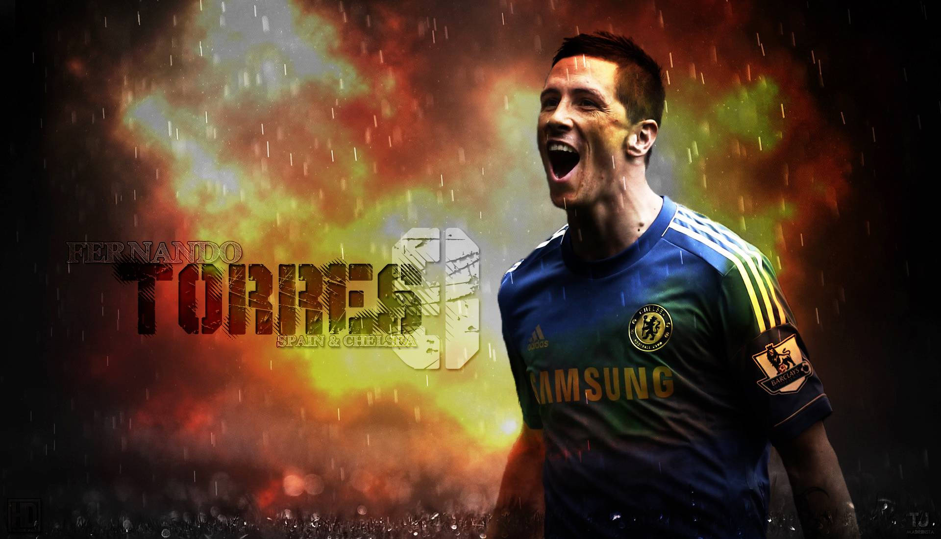 Fernando Torres In A Raging Fire
