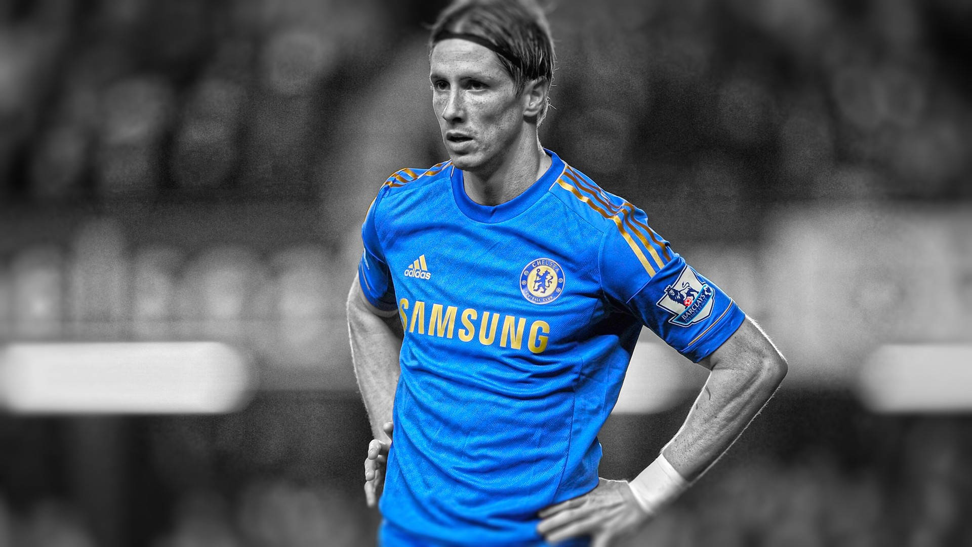 Fernando Torres In Blue Jersey