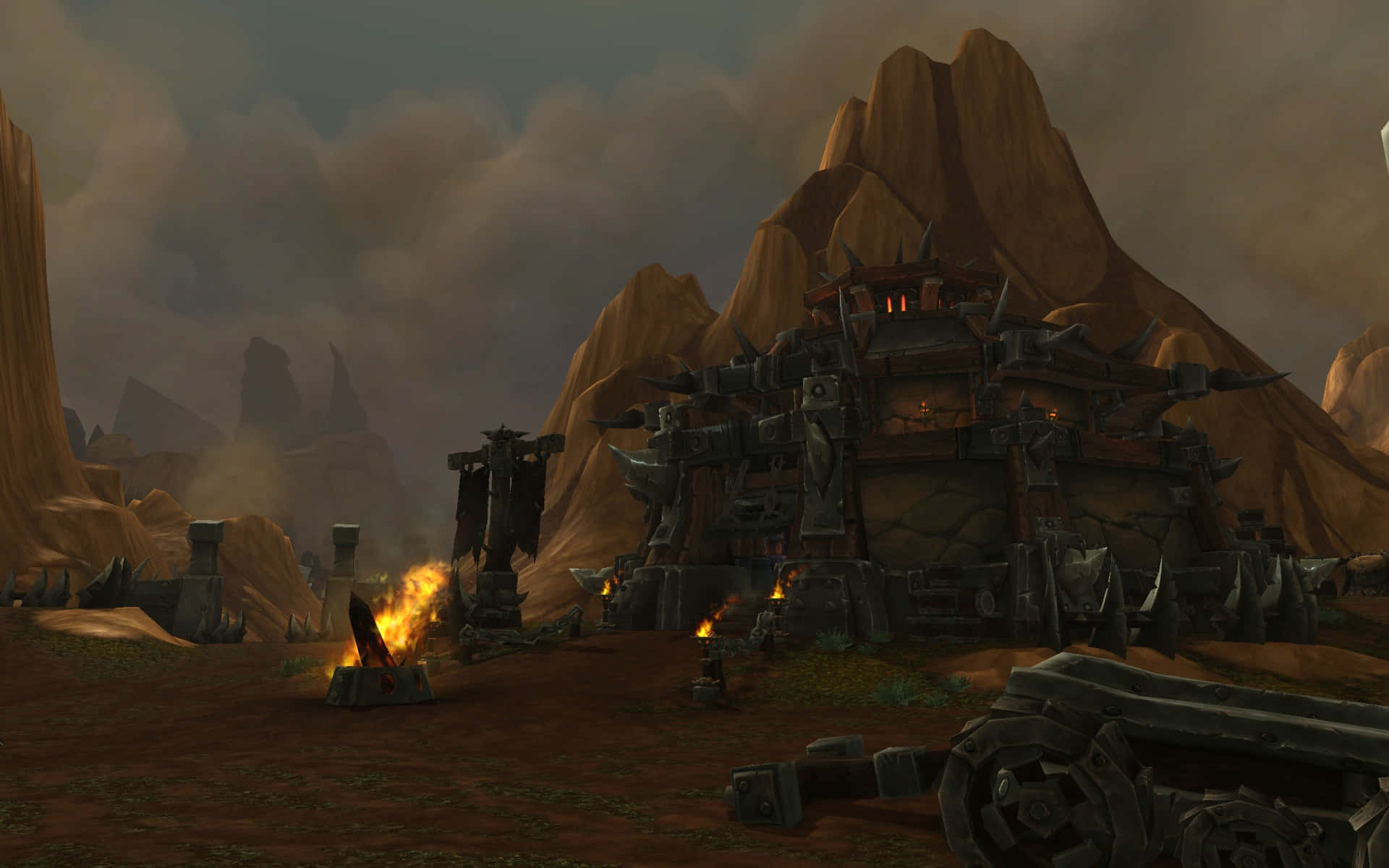 Ferocious Warlords Clash In The World Of Warcraft: Warlords Of Draenor Wallpaper