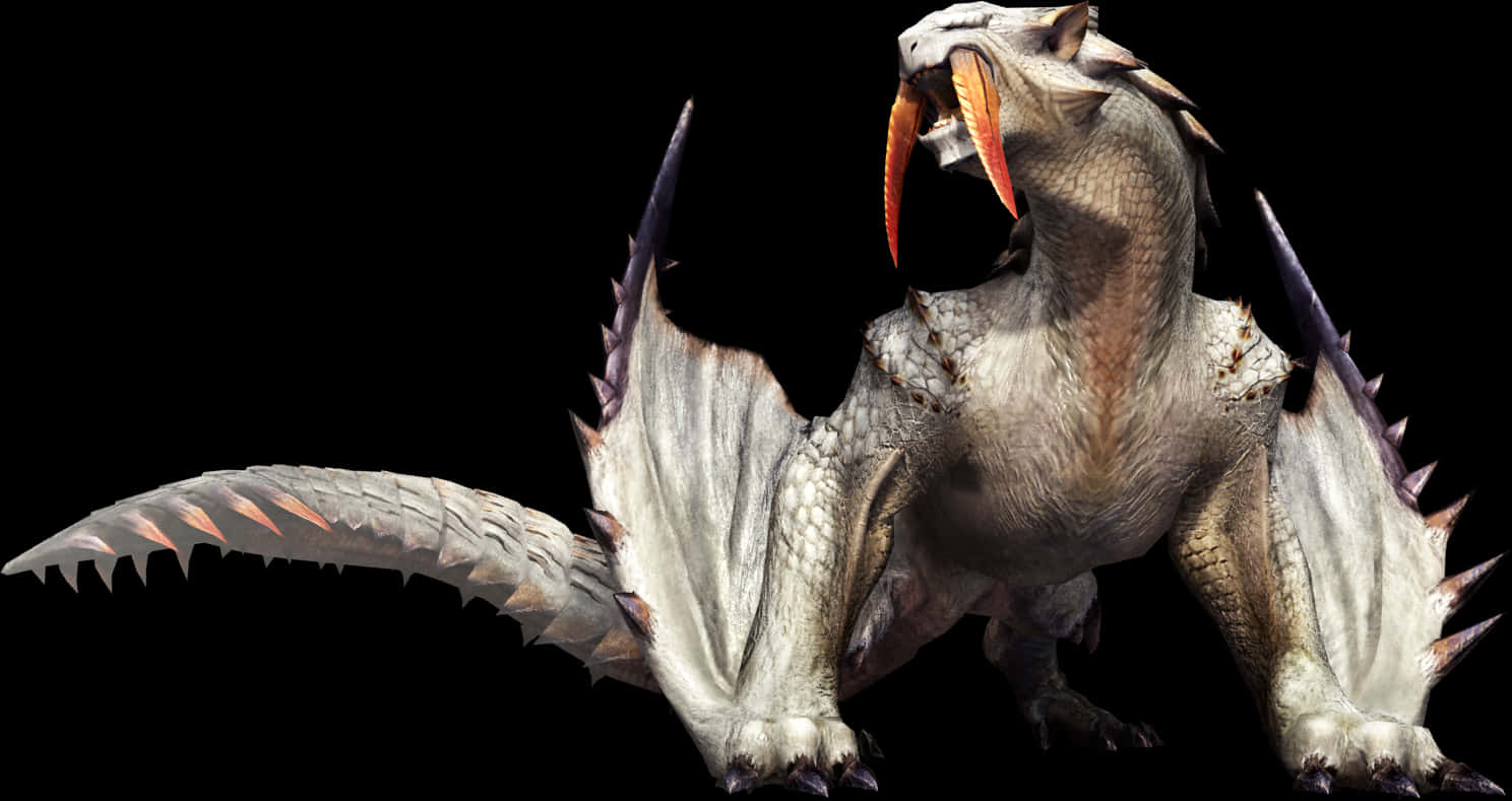 Ferocious Winged Beast PNG