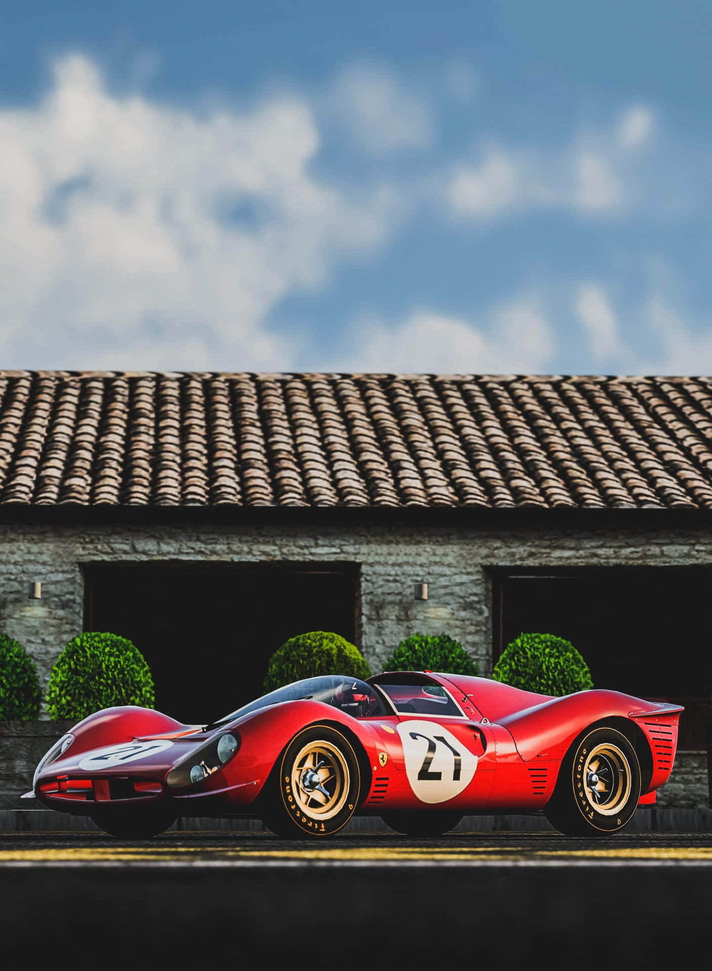 Ferrari 330 Aerodynamic Body Wallpaper