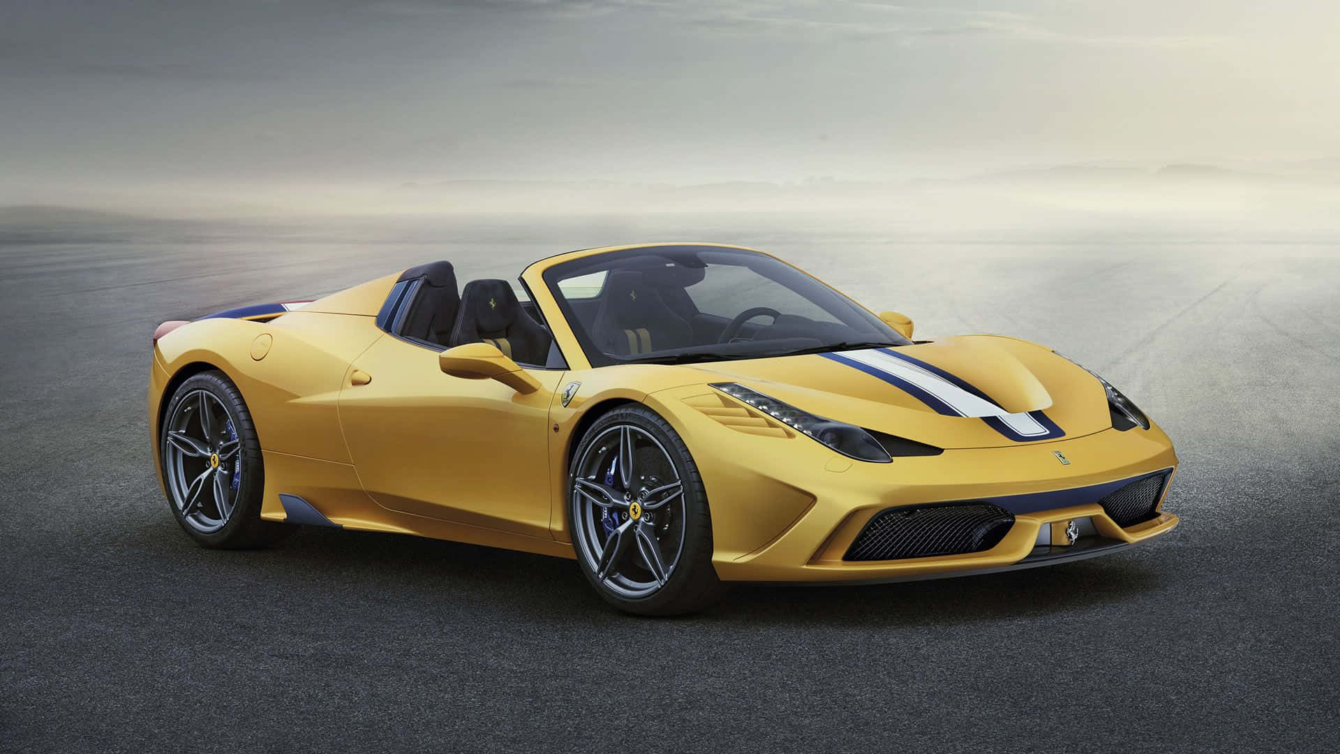 Majestic Ferrari 458 Speciale in Action Wallpaper