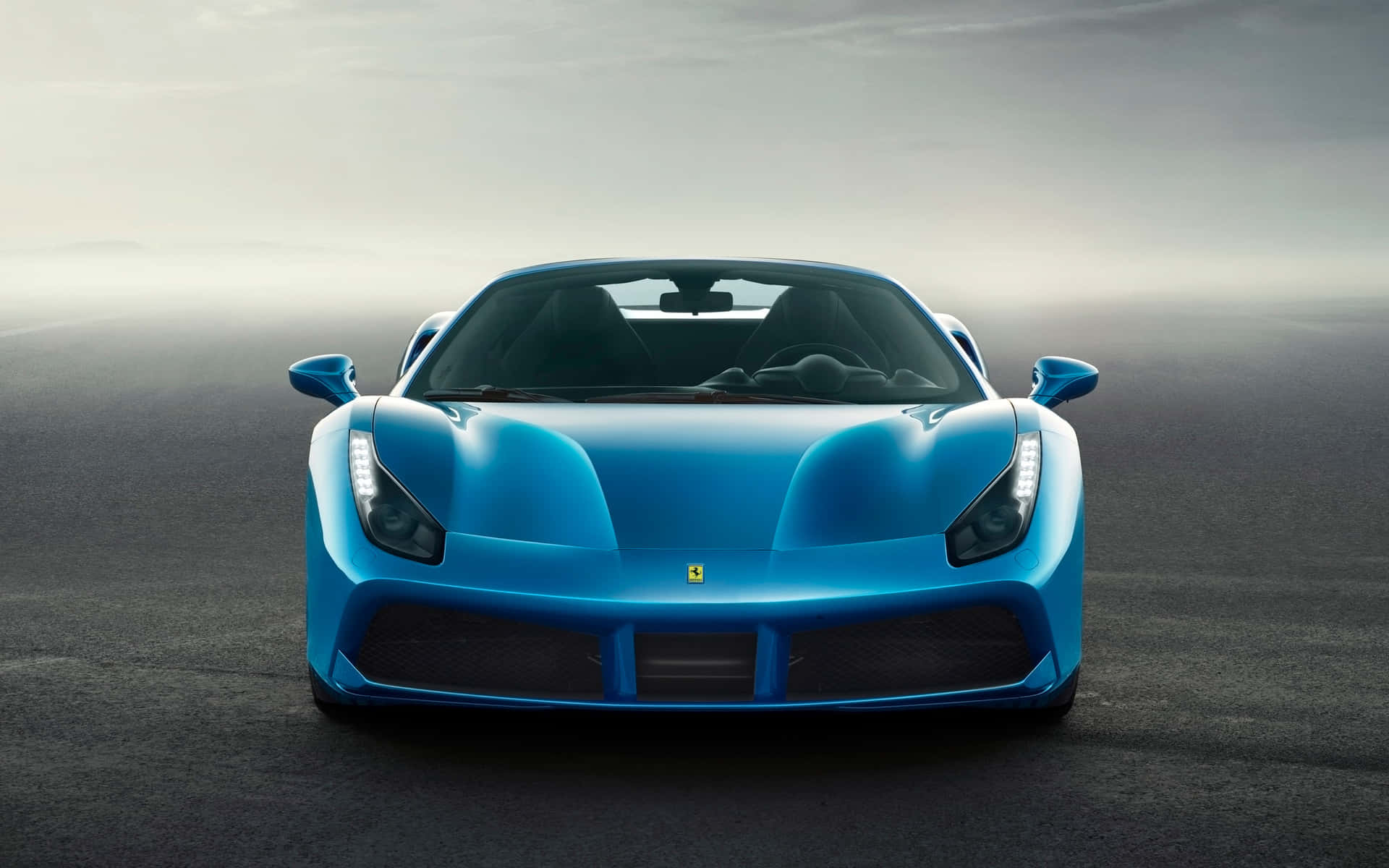 Sleek Ferrari 488 Spider in Action Wallpaper