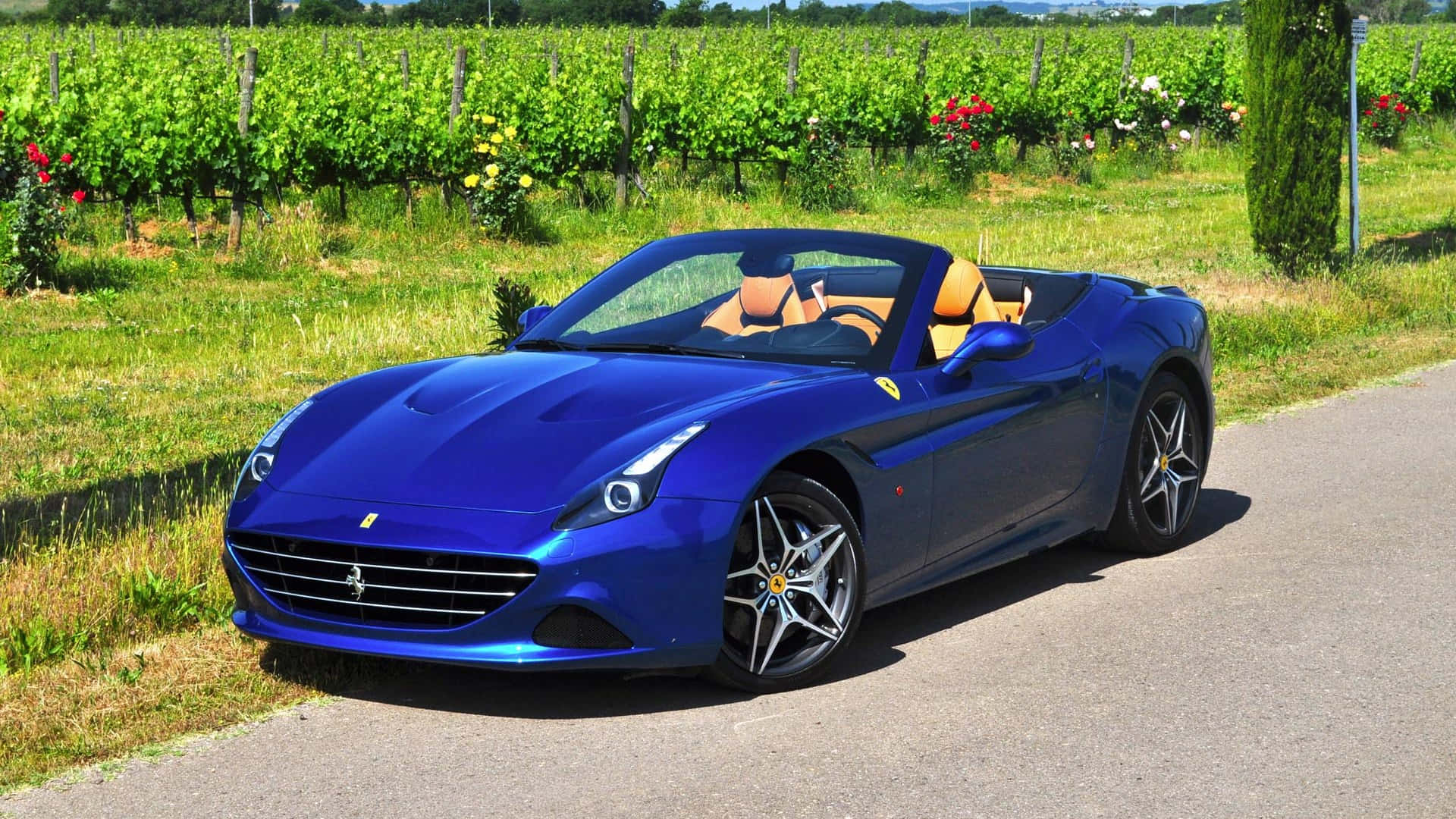 Stunning Ferrari California T Showcasing its Sophistication and Speed Wallpaper