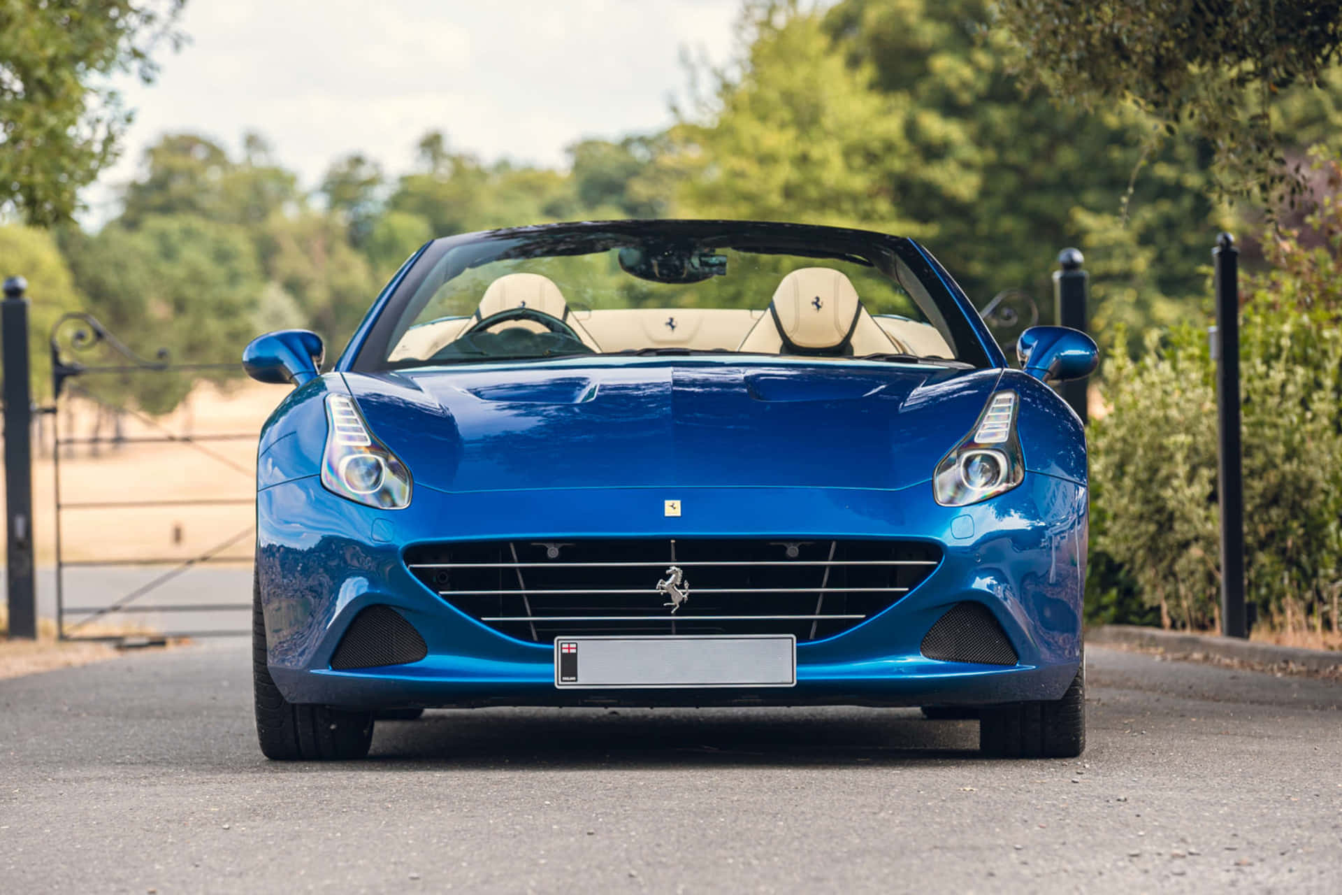 Caption: Sleek Ferrari California T Showcasing Luxury and Speed Wallpaper