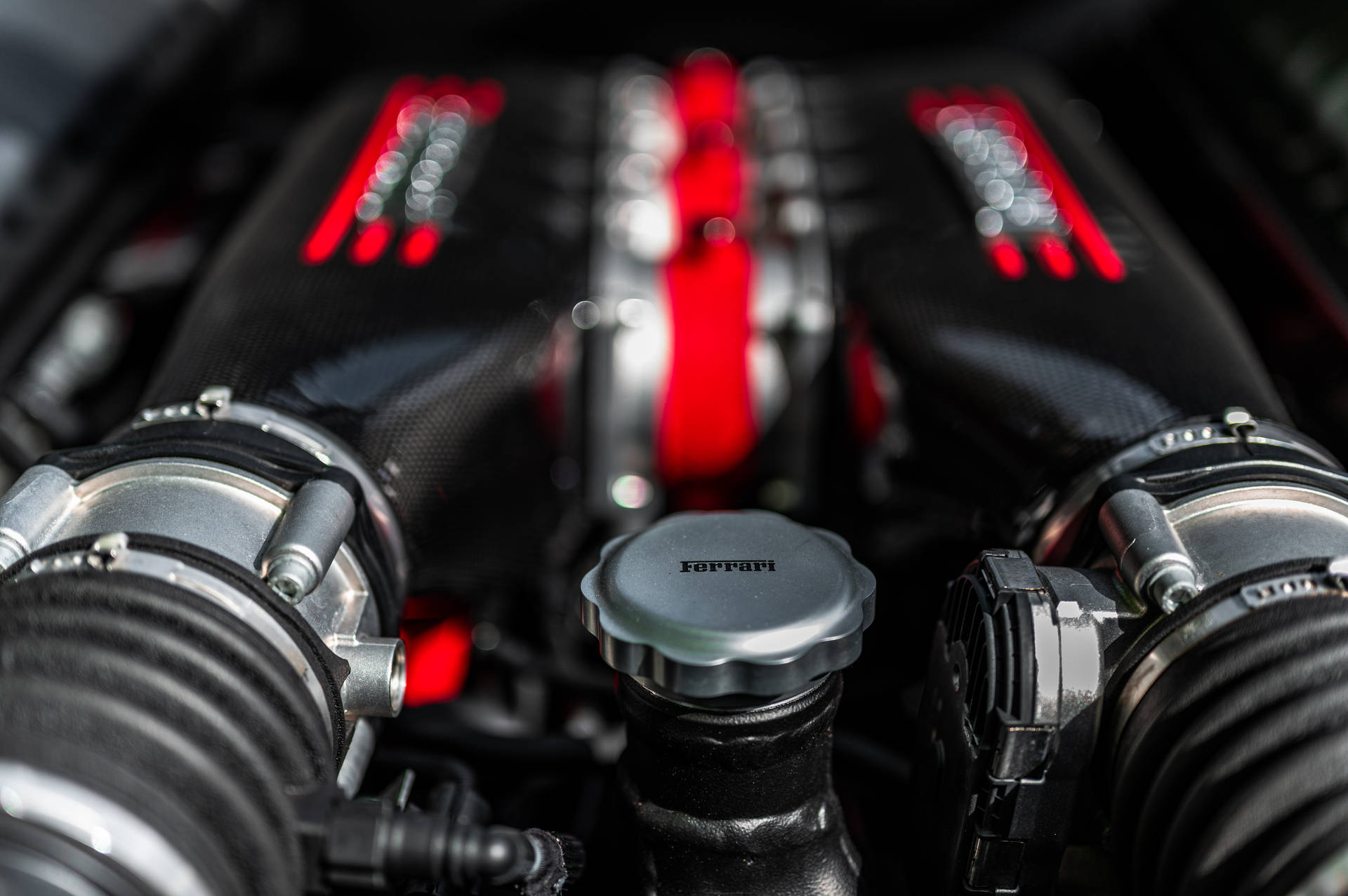 \ Ferrari Engine Wallpaper