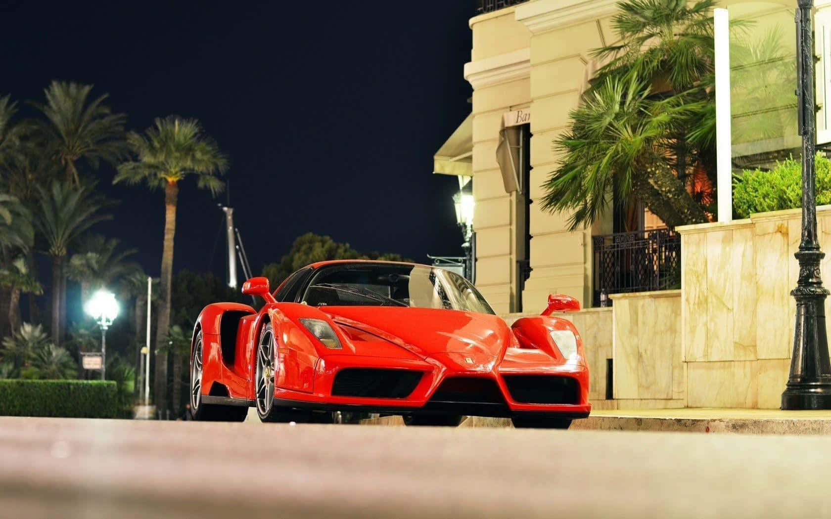 Stunning Ferrari Enzo in Motion Wallpaper