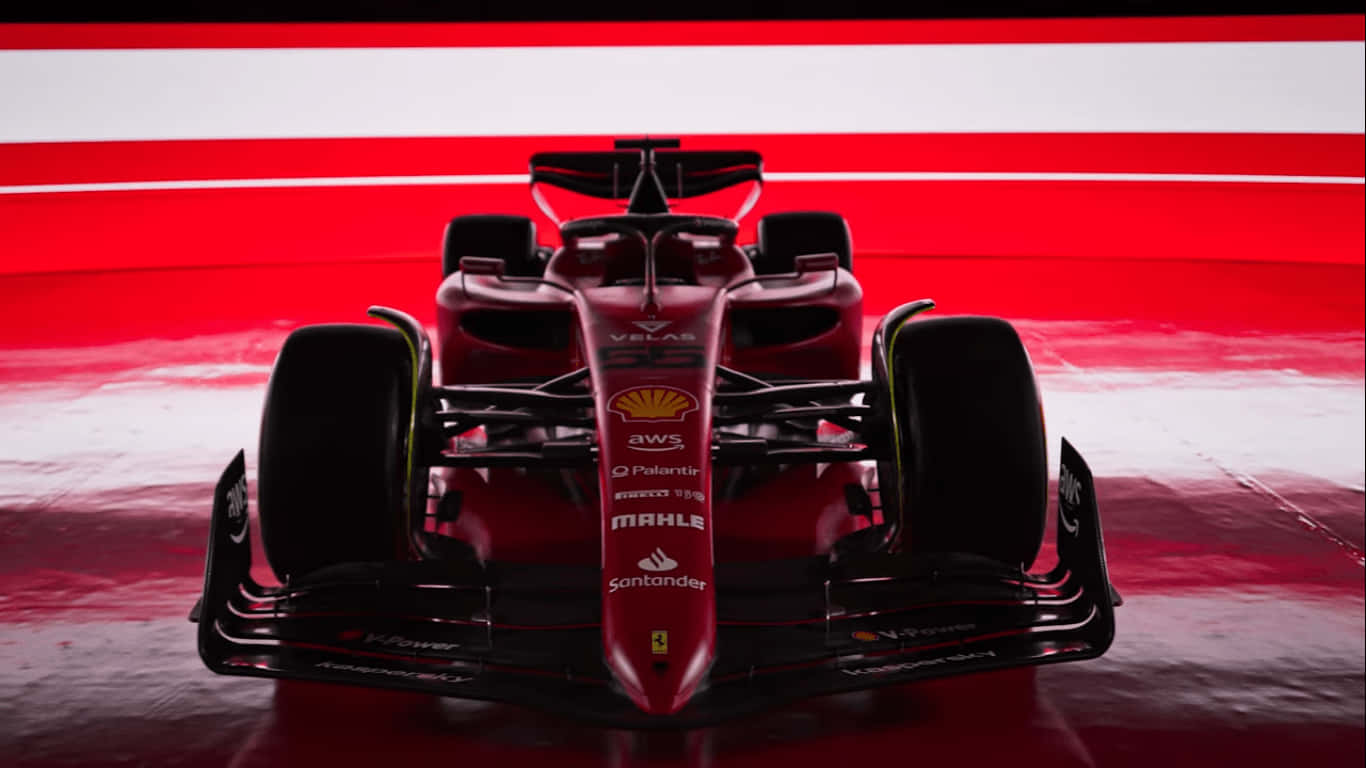 The Ferrari F1 Team Showcases Its Dominance on the Track Wallpaper