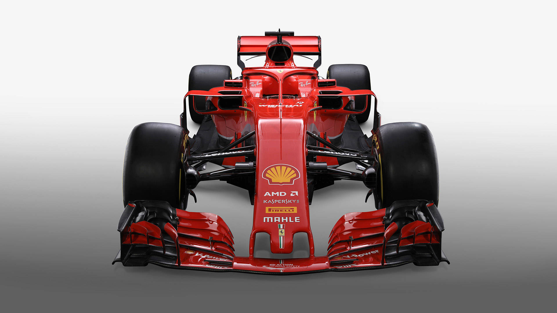 Ferrari F1 2018 Set Forfra Wallpaper