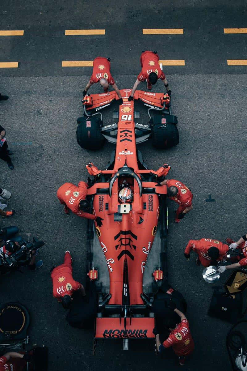 Ferrarif1 Team - F1-teamet Ferrari. Wallpaper