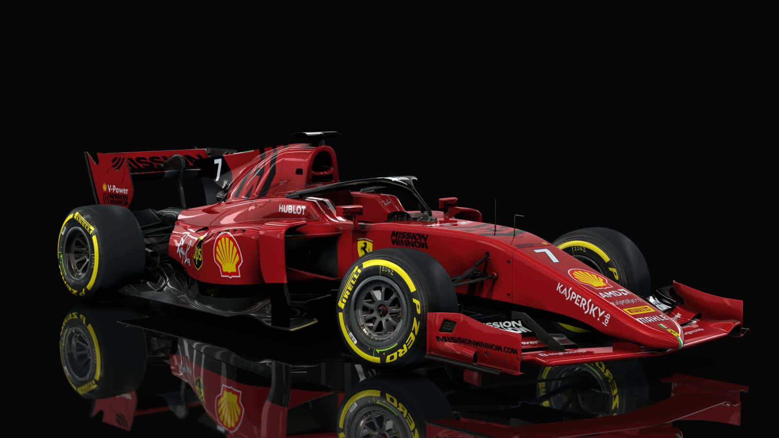 Bereitfür Die Rennsaison 2019 - Ferrari F1 Auto Wallpaper