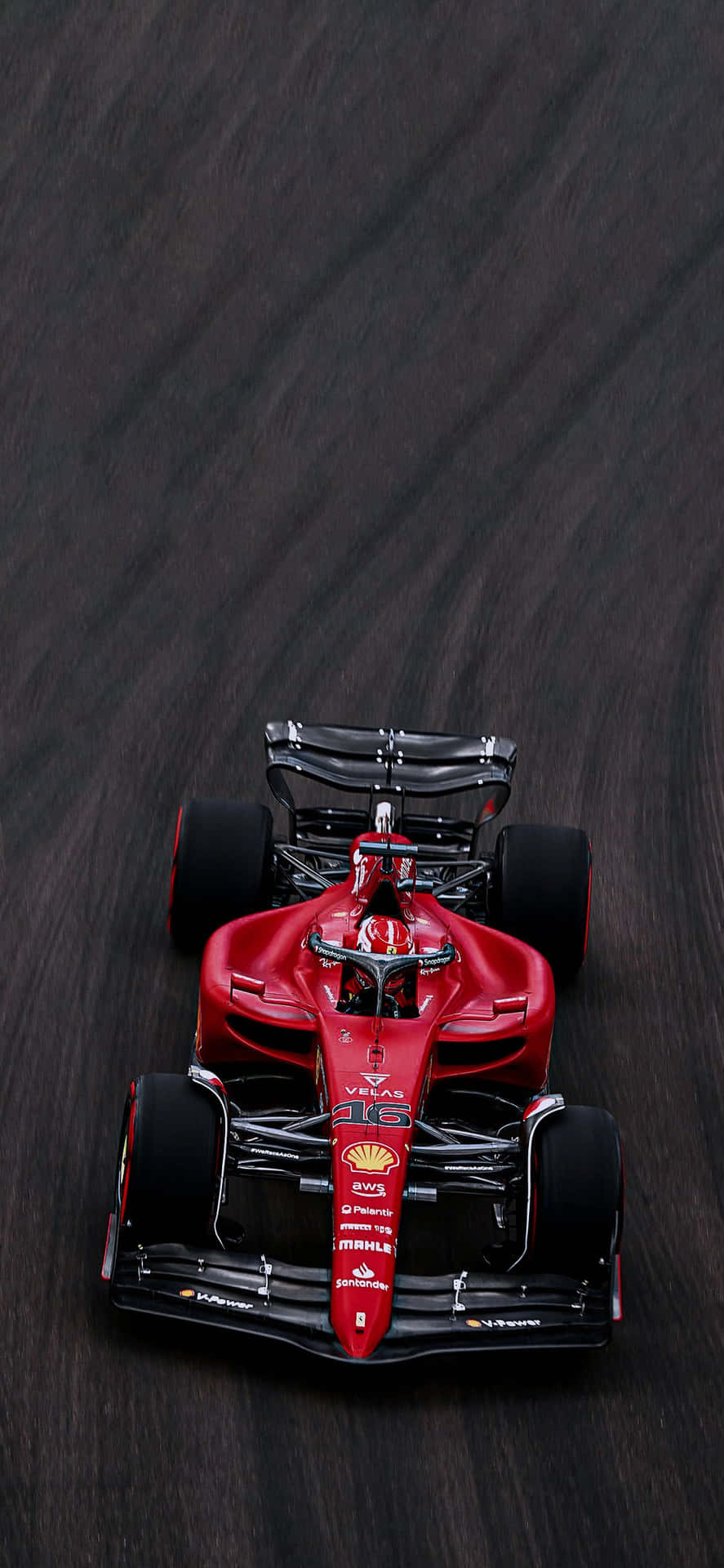 A Red Racing Car Wallpaper